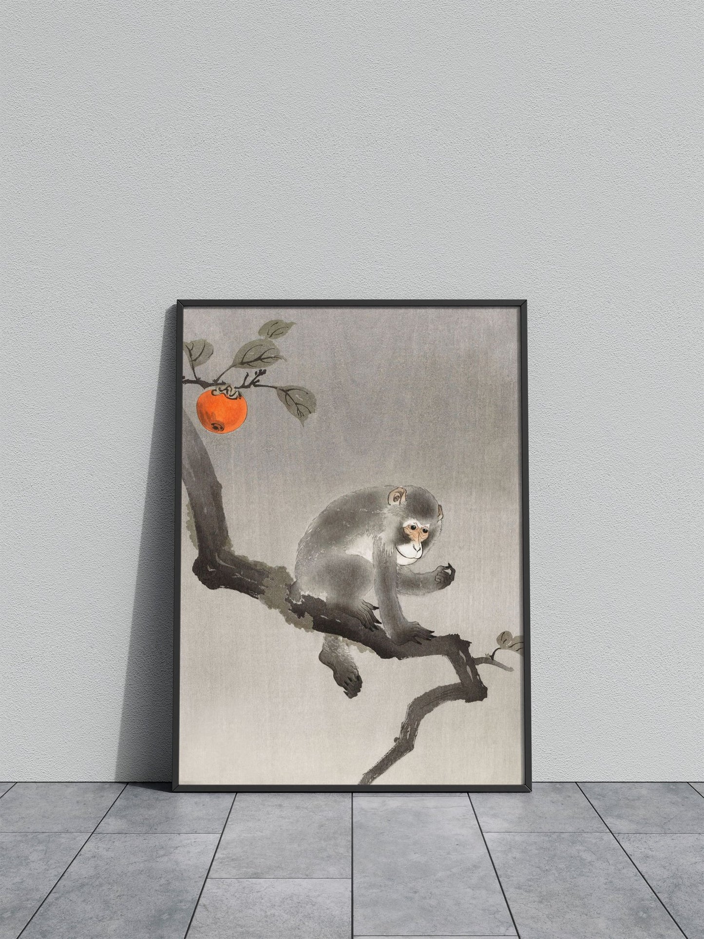 Monkey Asian Style Poster | Wall Art for Home & Office | High-Quality Print - High-Quality Visual Display