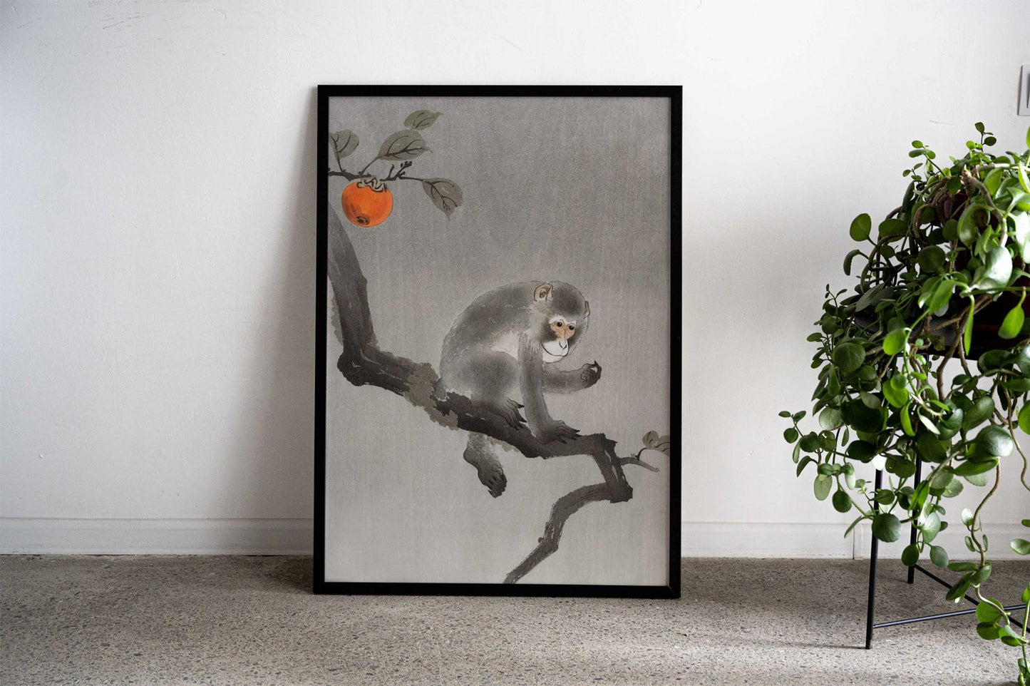 Monkey Asian Style Poster | Wall Art for Home & Office | High-Quality Print - High-Quality Visual Display