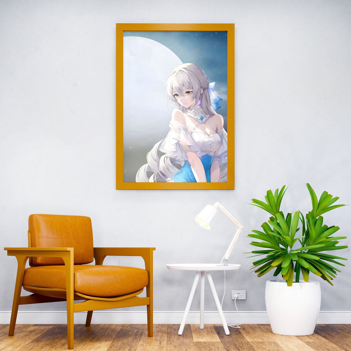 Moon girl Asian Style Poster | Wall Art for Home & Office | High-Quality Print - High-Quality Visual Display