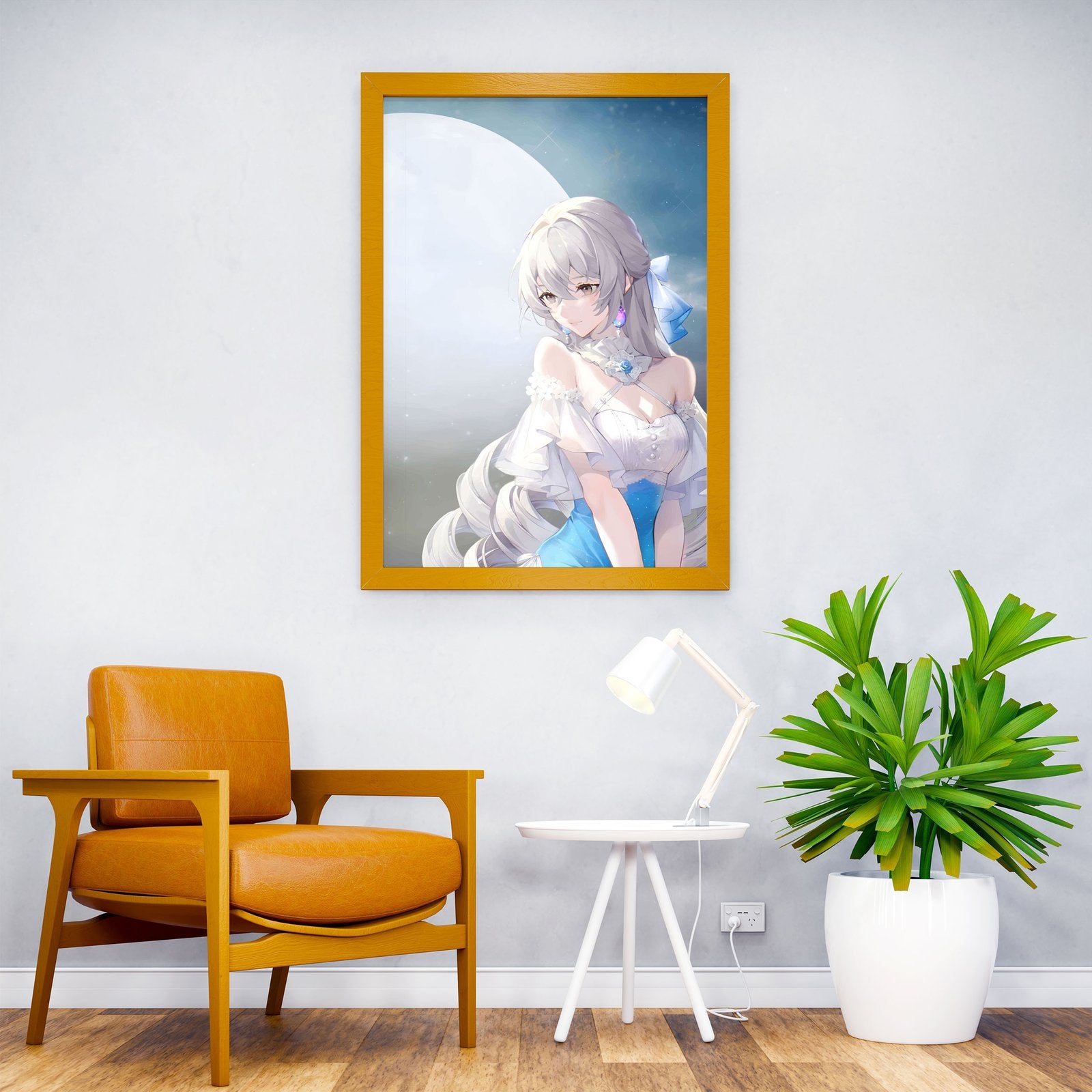 Moon girl Asian Style Poster | Wall Art for Home & Office | High-Quality Print - High-Quality Visual Display