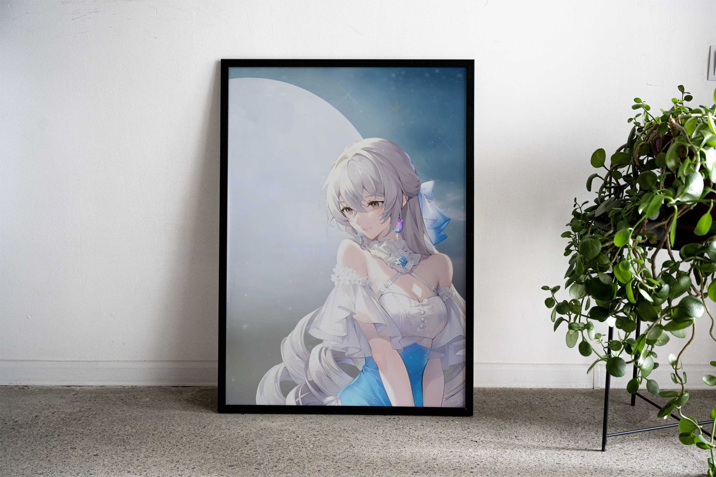Moon girl Asian Style Poster | Wall Art for Home & Office | High-Quality Print - High-Quality Visual Display