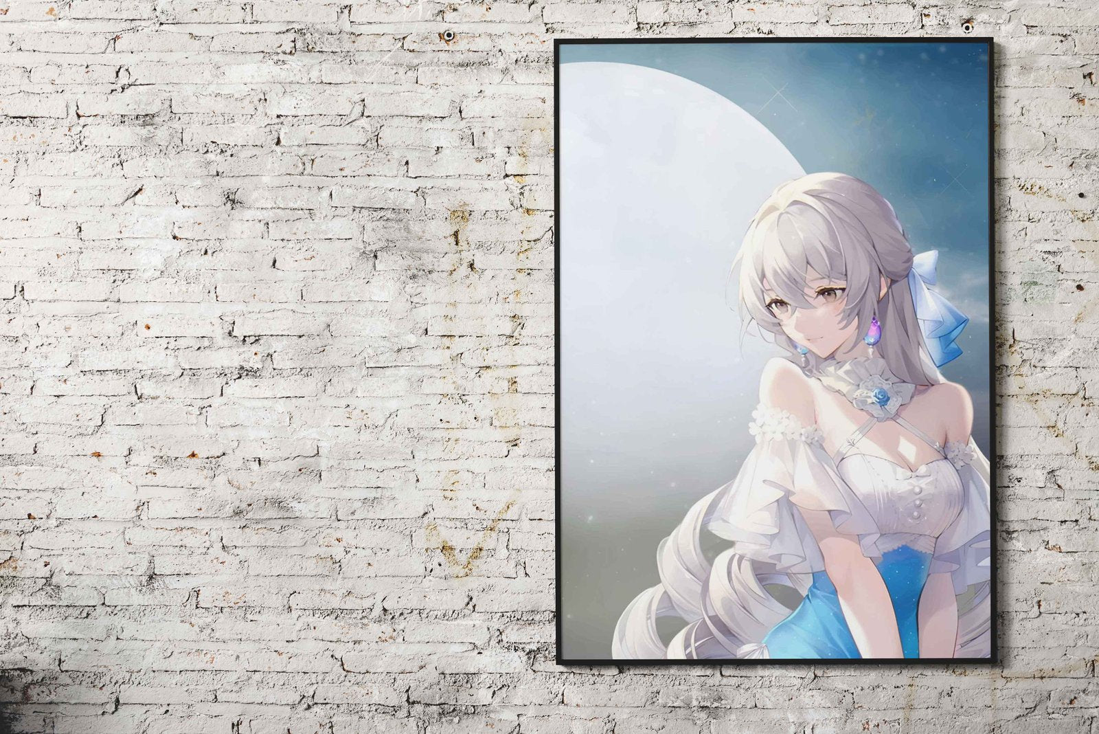 Moon girl Asian Style Poster | Wall Art for Home & Office | High-Quality Print - High-Quality Visual Display