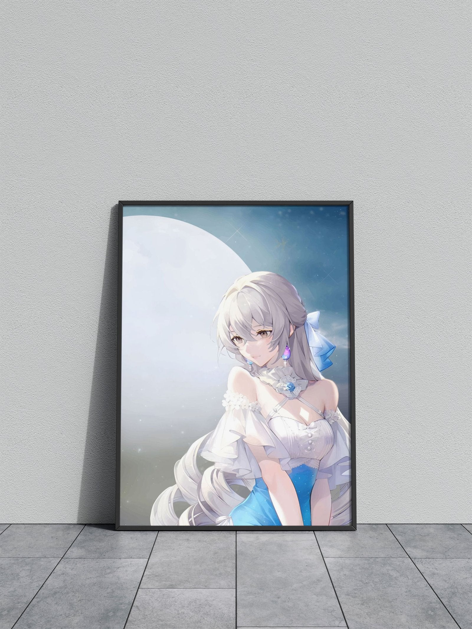 Moon girl Asian Style Poster | Wall Art for Home & Office | High-Quality Print - High-Quality Visual Display
