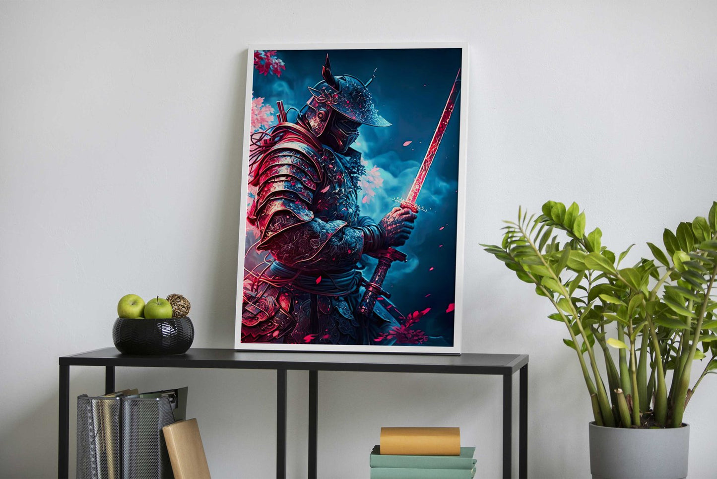 Moonlight Samurai Asian Style Poster | Wall Art for Home & Office | High-Quality Print - High-Quality Visual Display