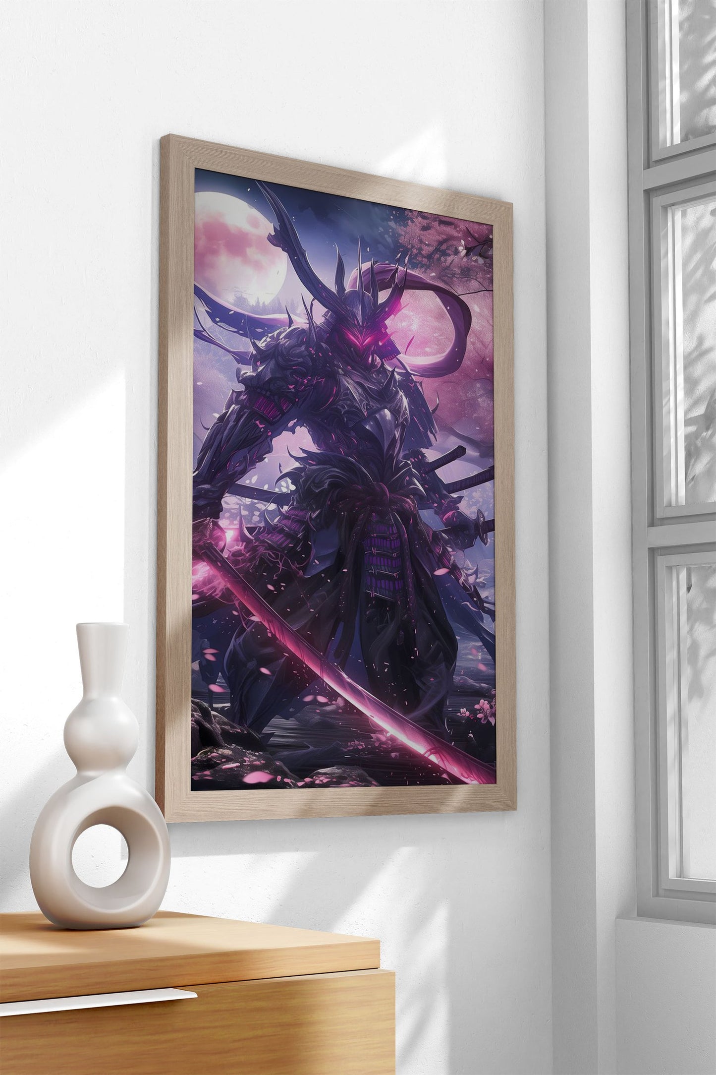 Moonlord Japanese Samurai Asian Style Poster | Wall Art for Home & Office | High-Quality Print - High-Quality Visual Display