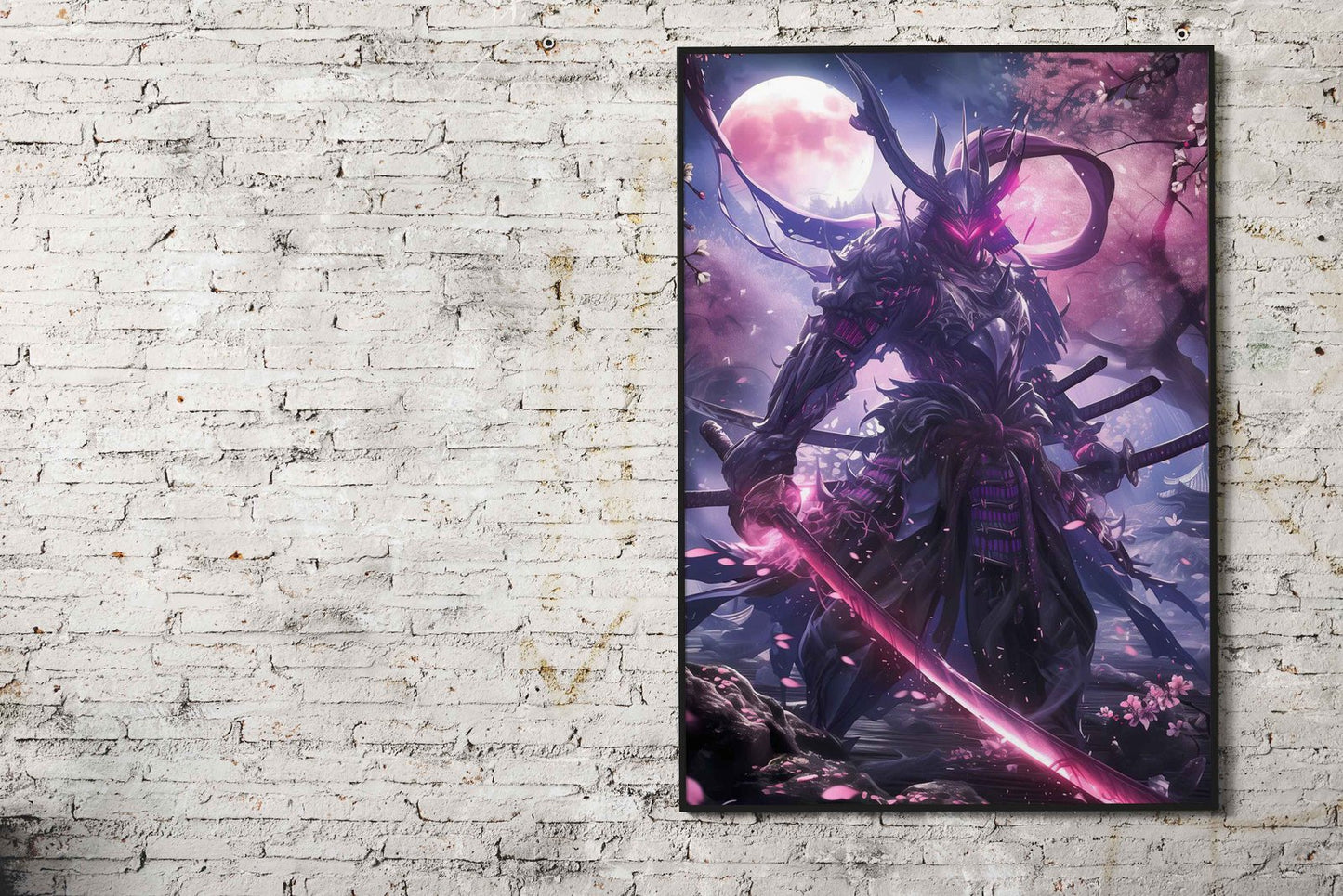 Moonlord Japanese Samurai Asian Style Poster | Wall Art for Home & Office | High-Quality Print - High-Quality Visual Display