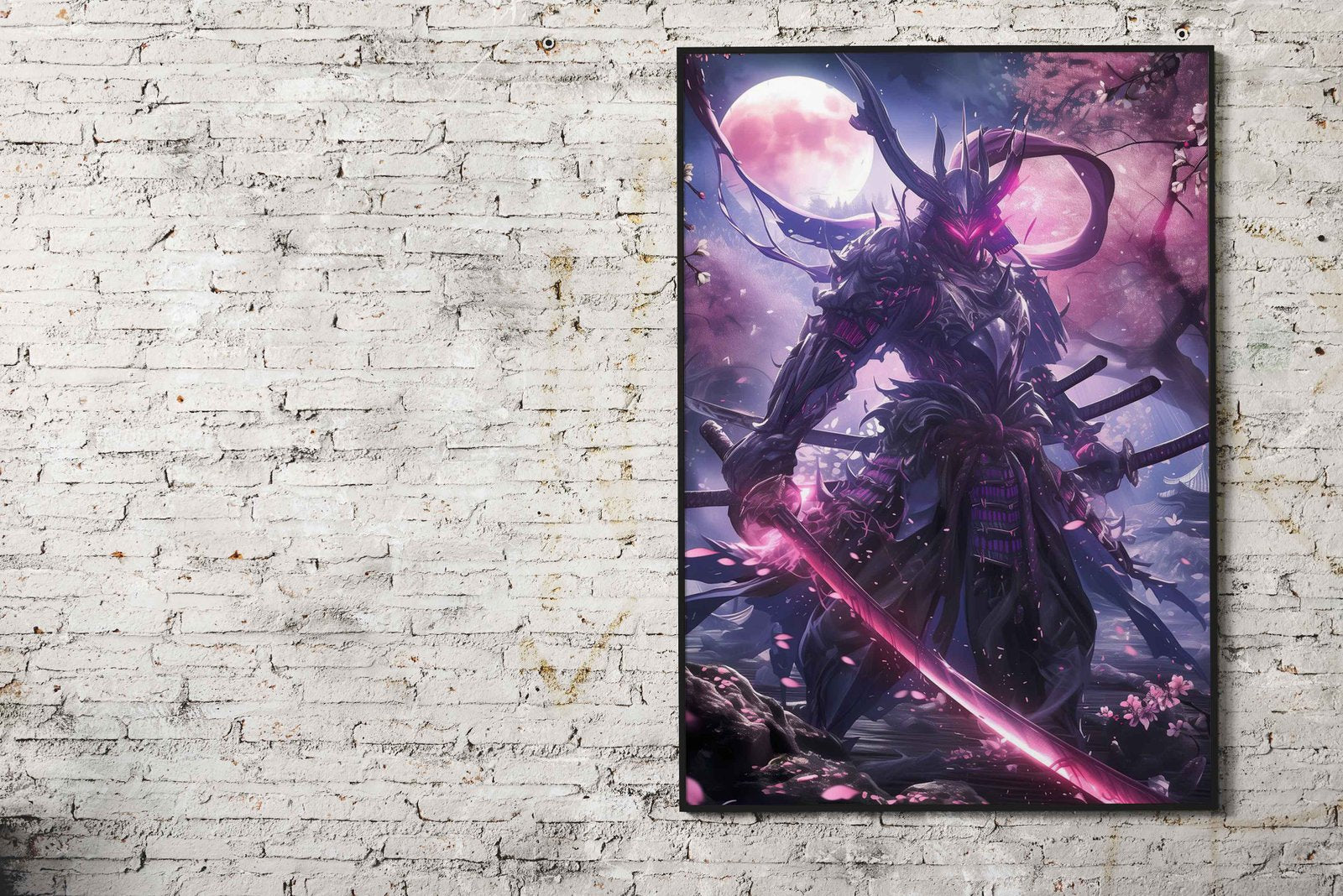 Moonlord Japanese Samurai Asian Style Poster | Wall Art for Home & Office | High-Quality Print - High-Quality Visual Display