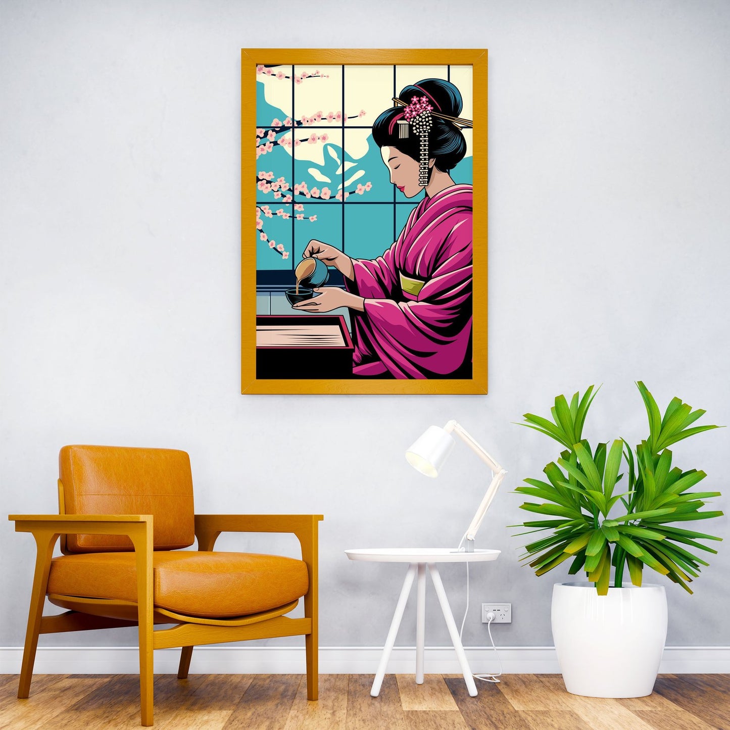 Morning vibes in Japan Asian Style Poster | Wall Art for Home & Office | High-Quality Print - High-Quality Visual Display