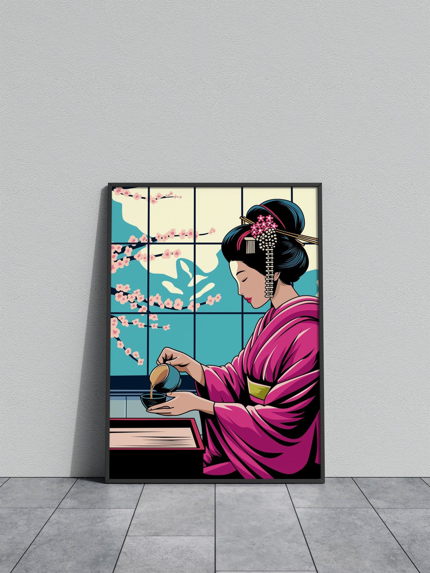 Morning vibes in Japan Asian Style Poster | Wall Art for Home & Office | High-Quality Print - High-Quality Visual Display