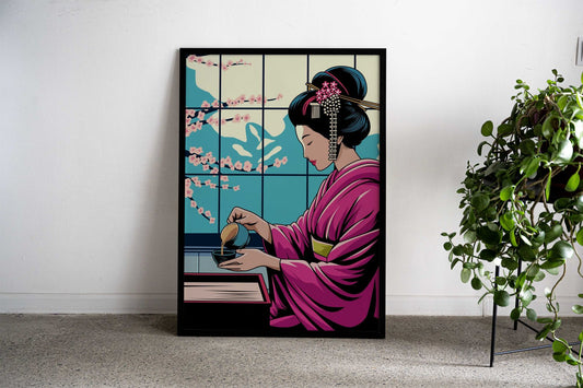 Morning vibes in Japan Asian Style Poster | Wall Art for Home & Office | High-Quality Print - High-Quality Visual Display