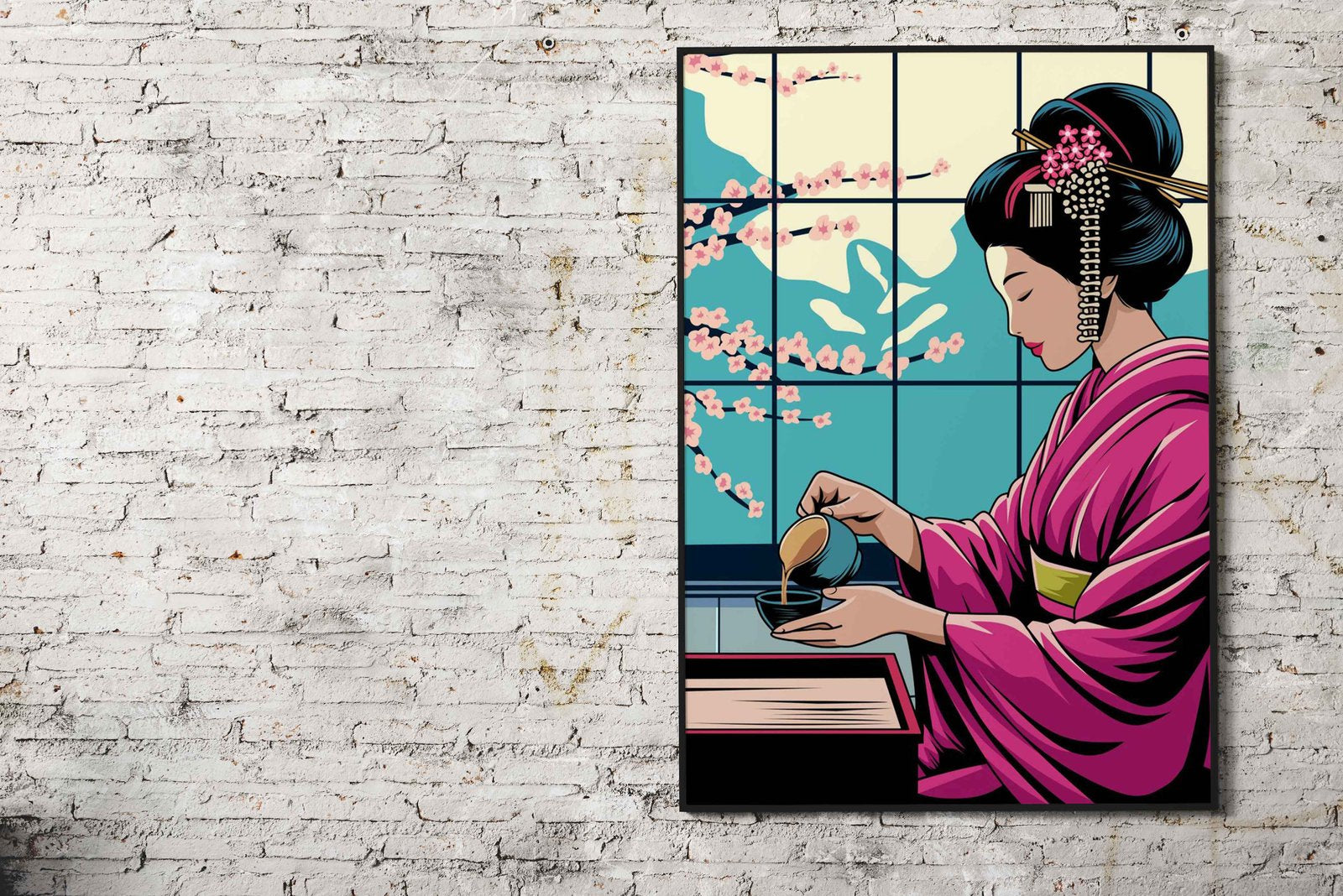 Morning vibes in Japan Asian Style Poster | Wall Art for Home & Office | High-Quality Print - High-Quality Visual Display
