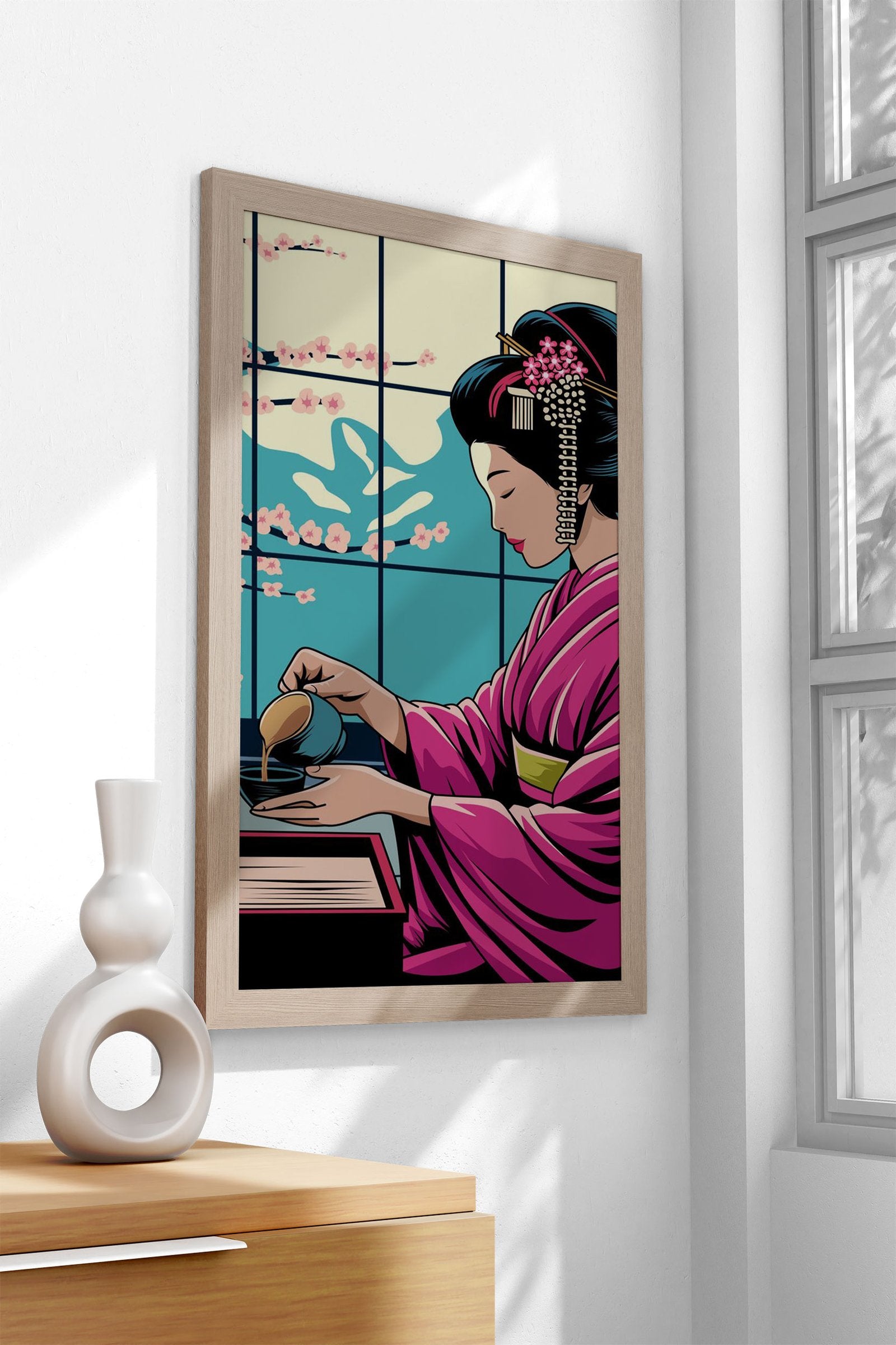 Morning vibes in Japan Asian Style Poster | Wall Art for Home & Office | High-Quality Print - High-Quality Visual Display