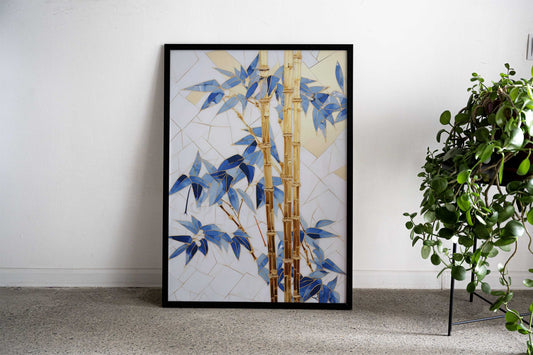 Mosaic Art Asian Style Poster | Wall Art for Home & Office | High-Quality Print - High-Quality Visual Display