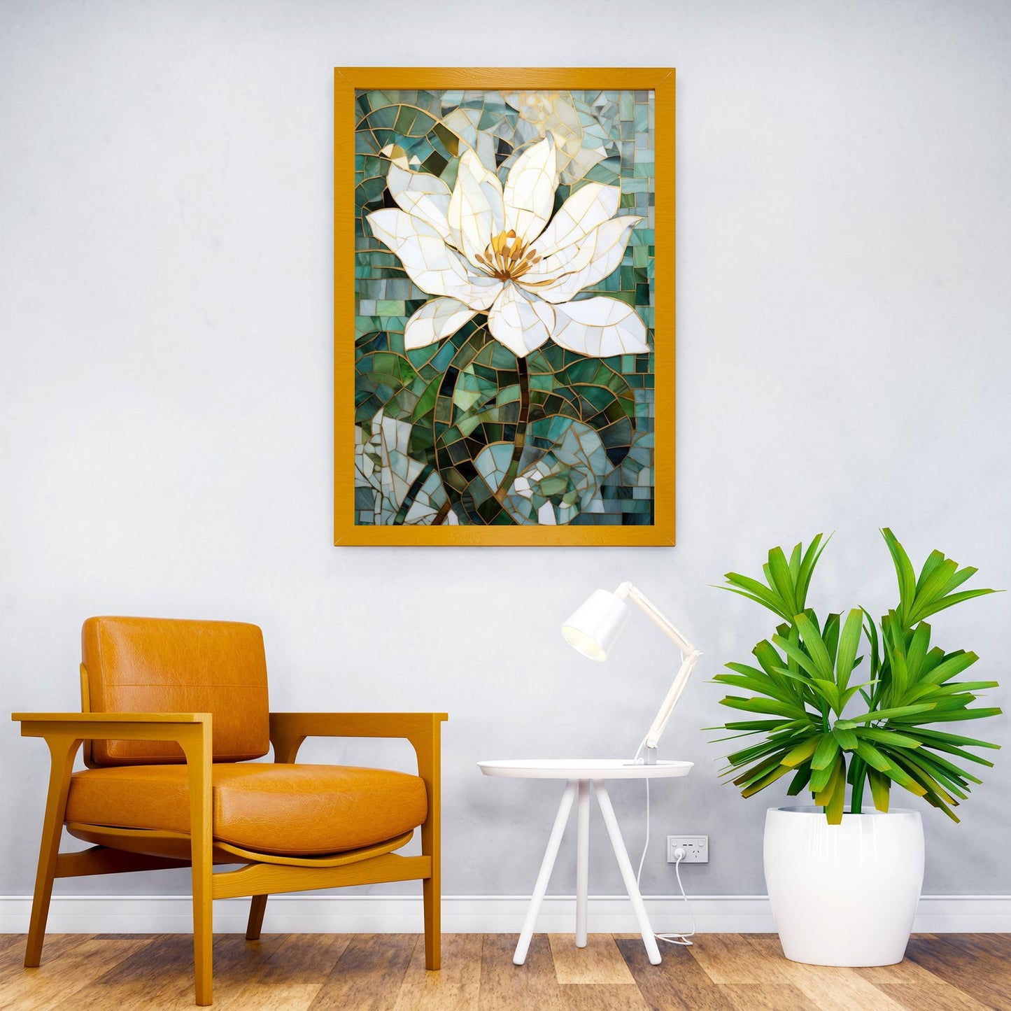 Mosaic Kentsugi Art Asian Style Poster | Wall Art for Home & Office | High-Quality Print - High-Quality Visual Display