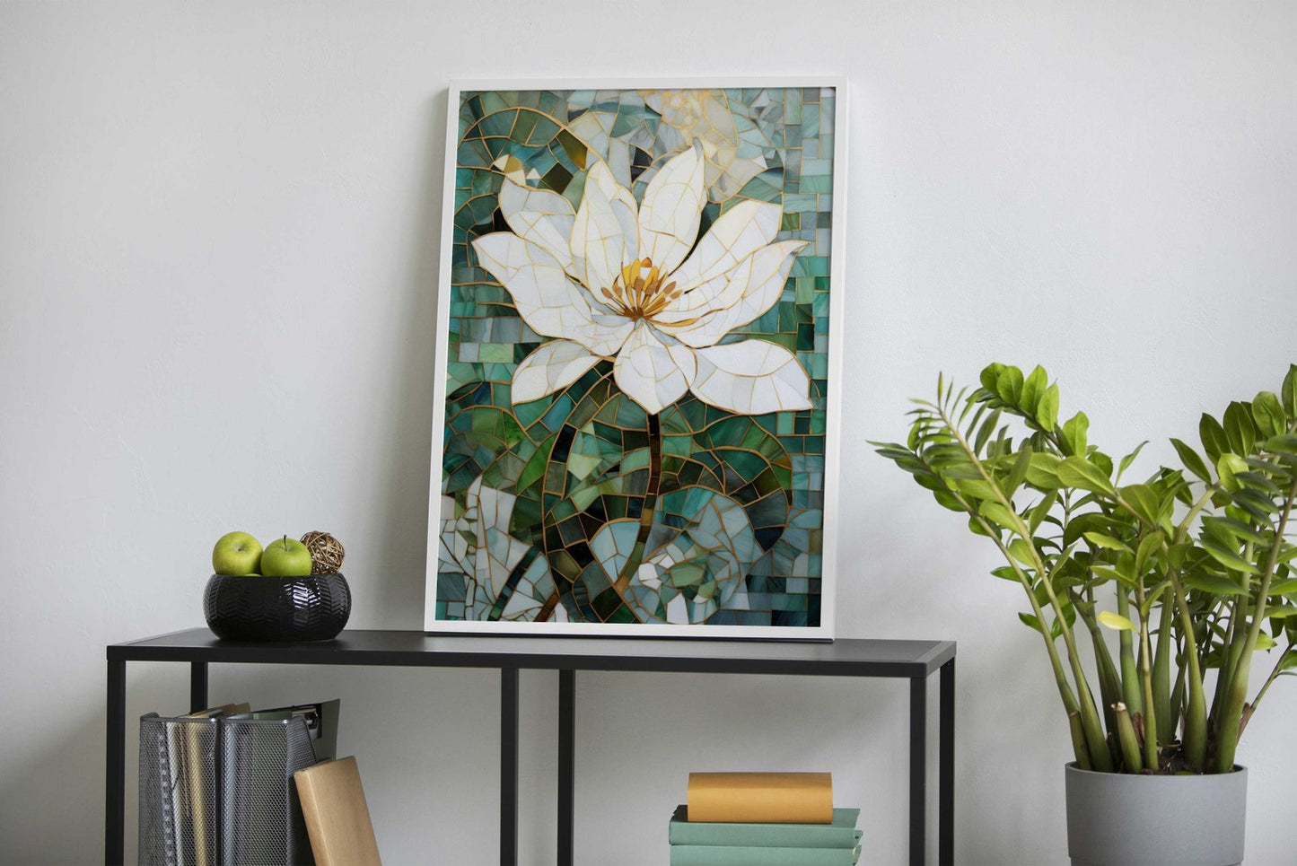 Mosaic Kentsugi Art Asian Style Poster | Wall Art for Home & Office | High-Quality Print - High-Quality Visual Display