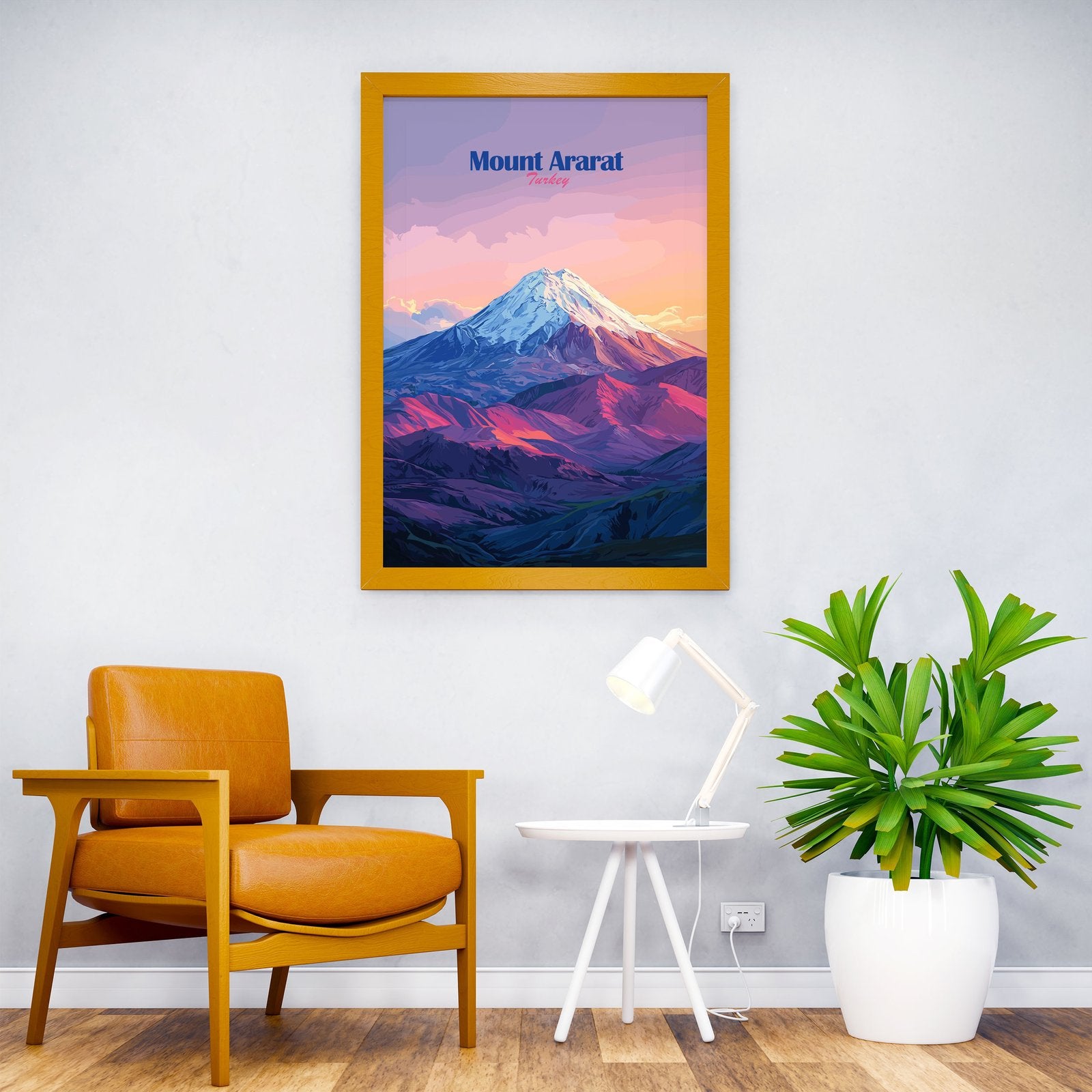 Mount Ararat, Turkey Asian Style Poster | Wall Art for Home & Office | High-Quality Print - High-Quality Visual Display
