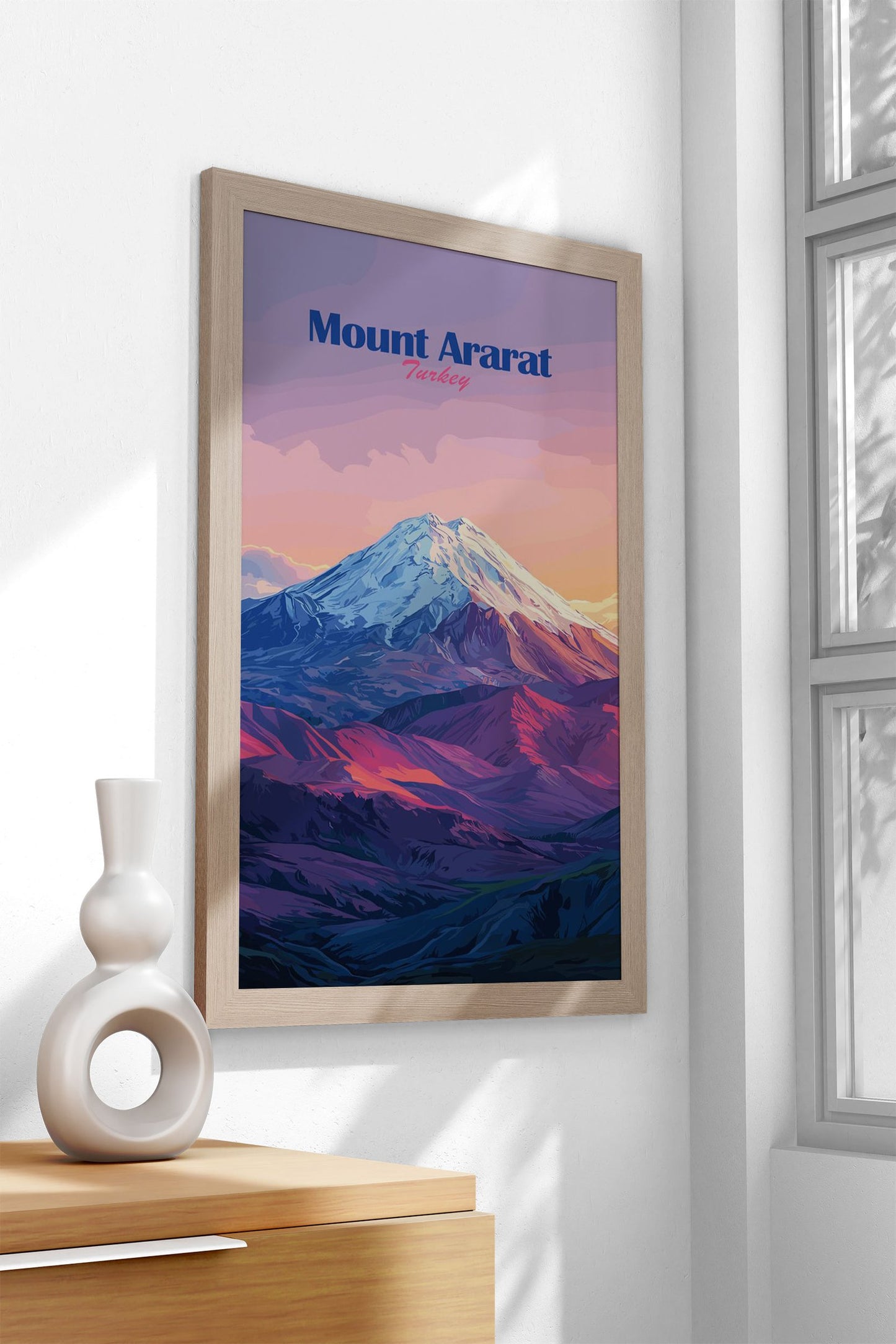 Mount Ararat, Turkey Asian Style Poster | Wall Art for Home & Office | High-Quality Print - High-Quality Visual Display