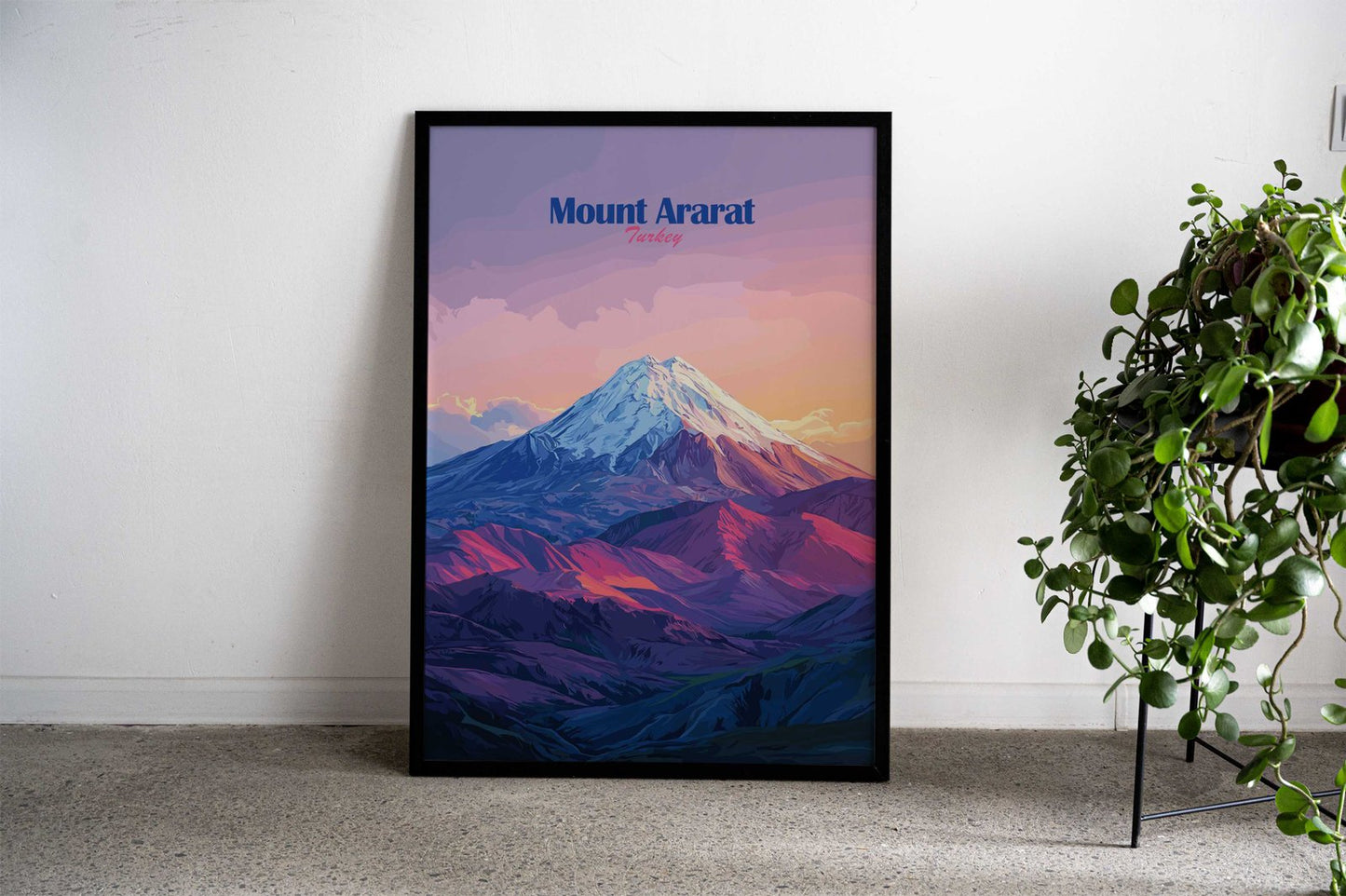 Mount Ararat, Turkey Asian Style Poster | Wall Art for Home & Office | High-Quality Print - High-Quality Visual Display