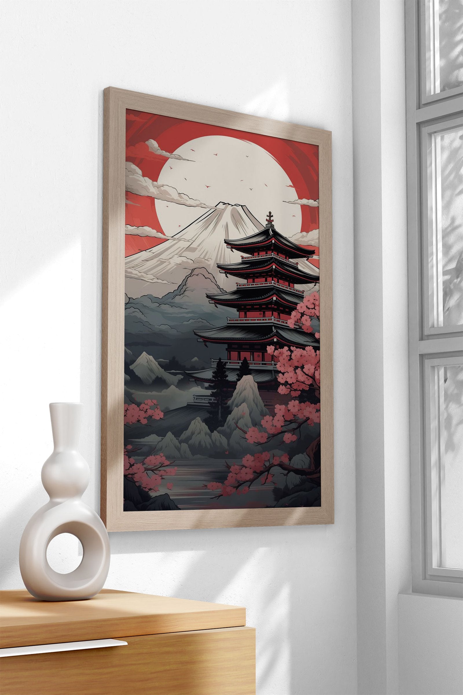 Mount Fuji Dreamscape Asian Style Poster | Wall Art for Home & Office | High-Quality Print - High-Quality Visual Display