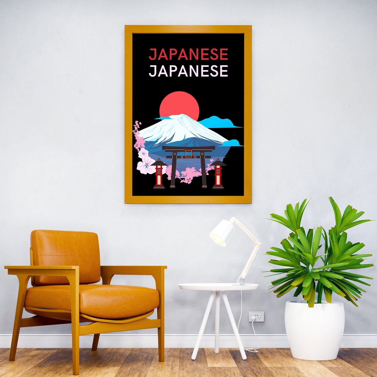 Mount Fuji Japanese Art Asian Style Poster | Wall Art for Home & Office | High-Quality Print - High-Quality Visual Display