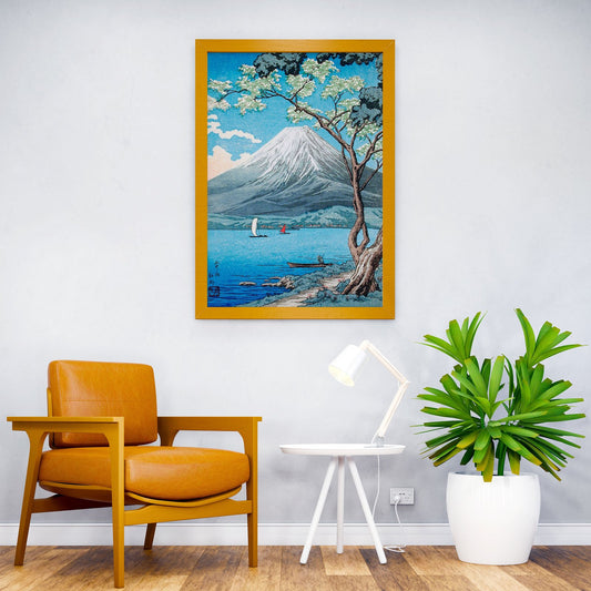 Mount Fuji Lake Yamanaka Asian Style Poster | Wall Art for Home & Office | High-Quality Print - High-Quality Visual Display