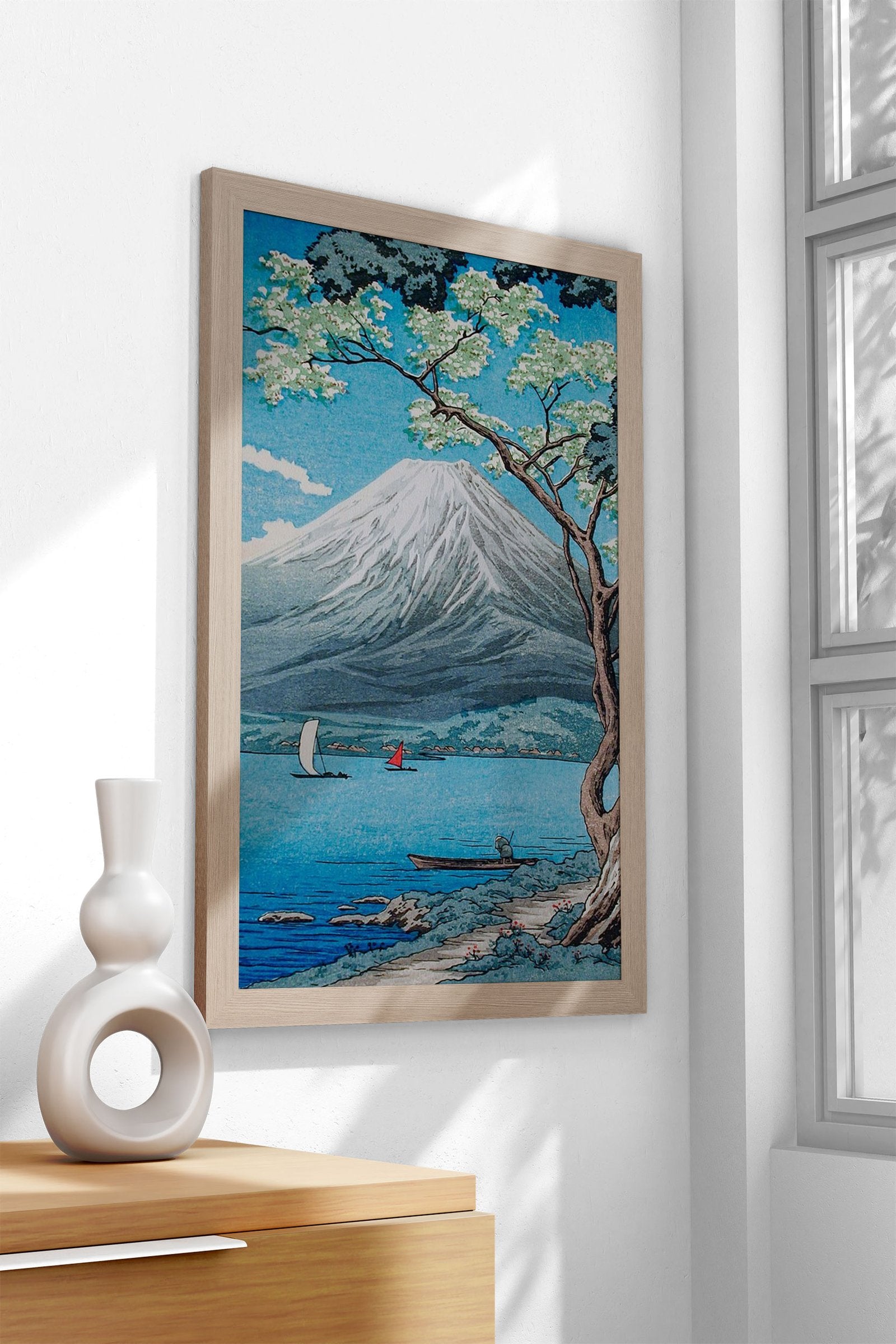 Mount Fuji Lake Yamanaka Asian Style Poster | Wall Art for Home & Office | High-Quality Print - High-Quality Visual Display