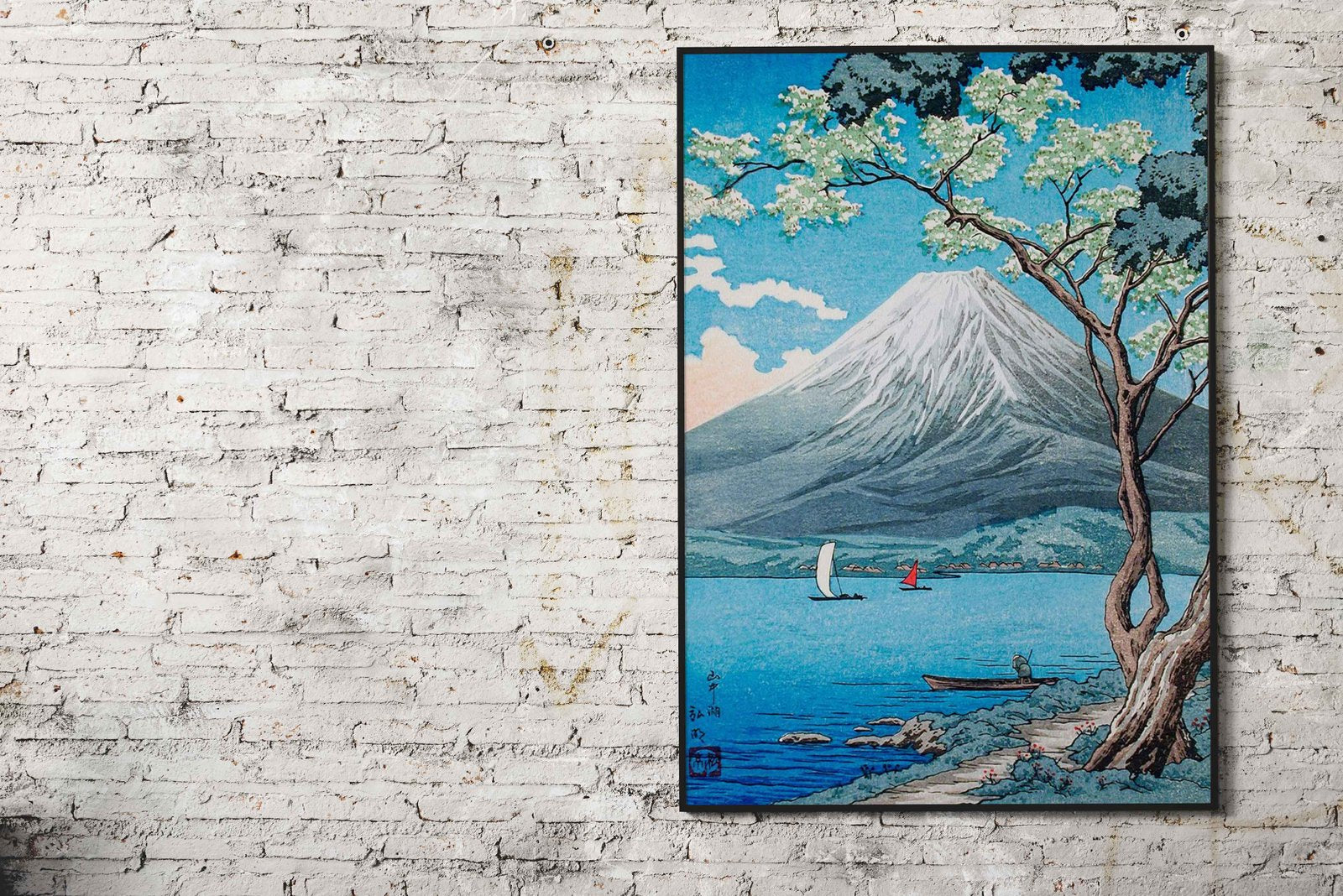 Mount Fuji Lake Yamanaka Asian Style Poster | Wall Art for Home & Office | High-Quality Print - High-Quality Visual Display