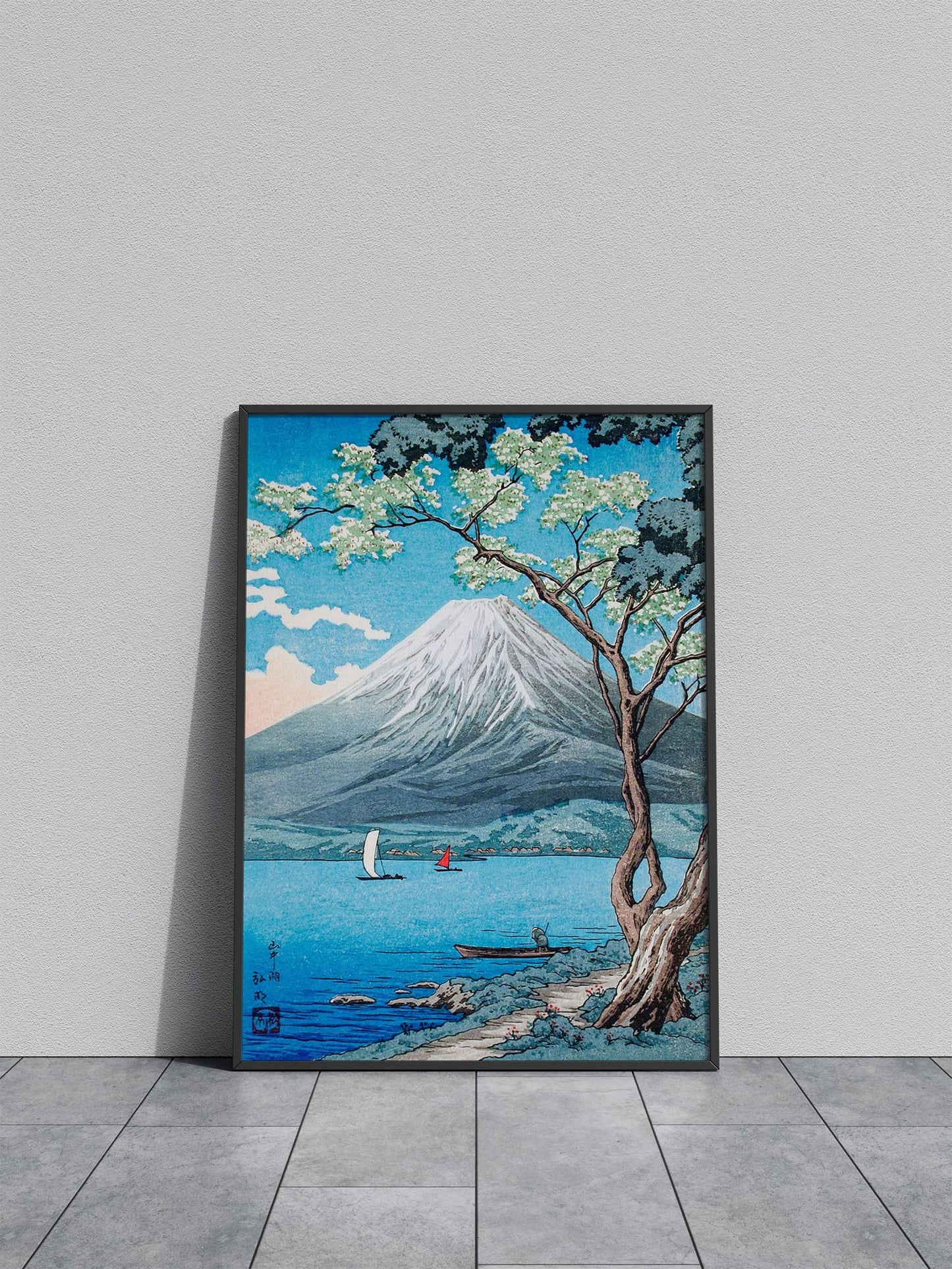 Mount Fuji Lake Yamanaka Asian Style Poster | Wall Art for Home & Office | High-Quality Print - High-Quality Visual Display