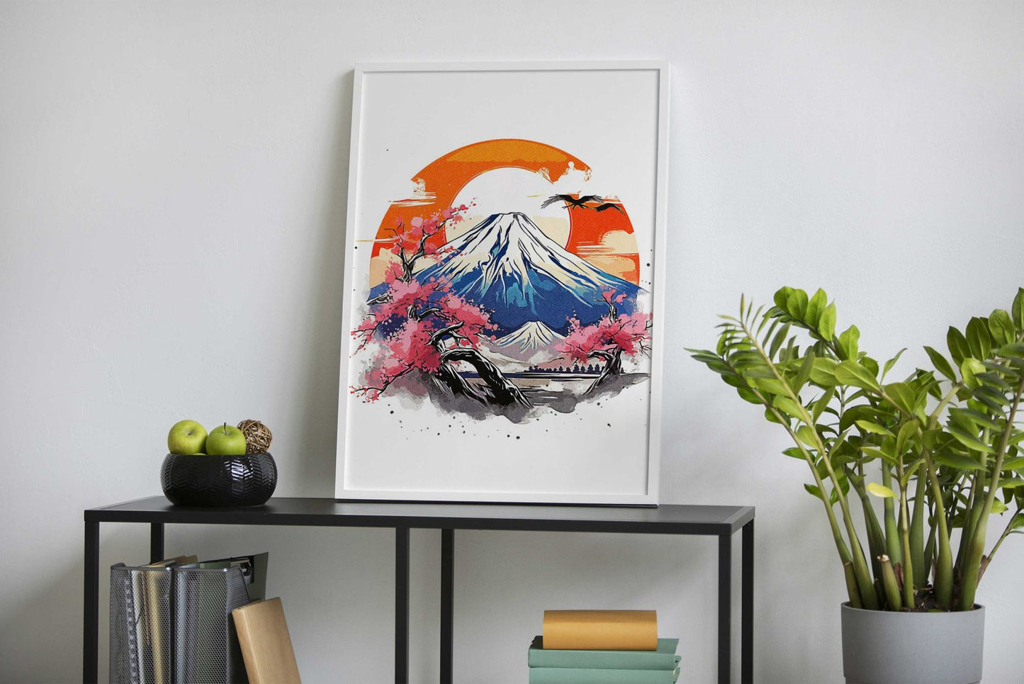 Mount Fuji Landscape Asian Style Poster | Wall Art for Home & Office | High-Quality Print - High-Quality Visual Display