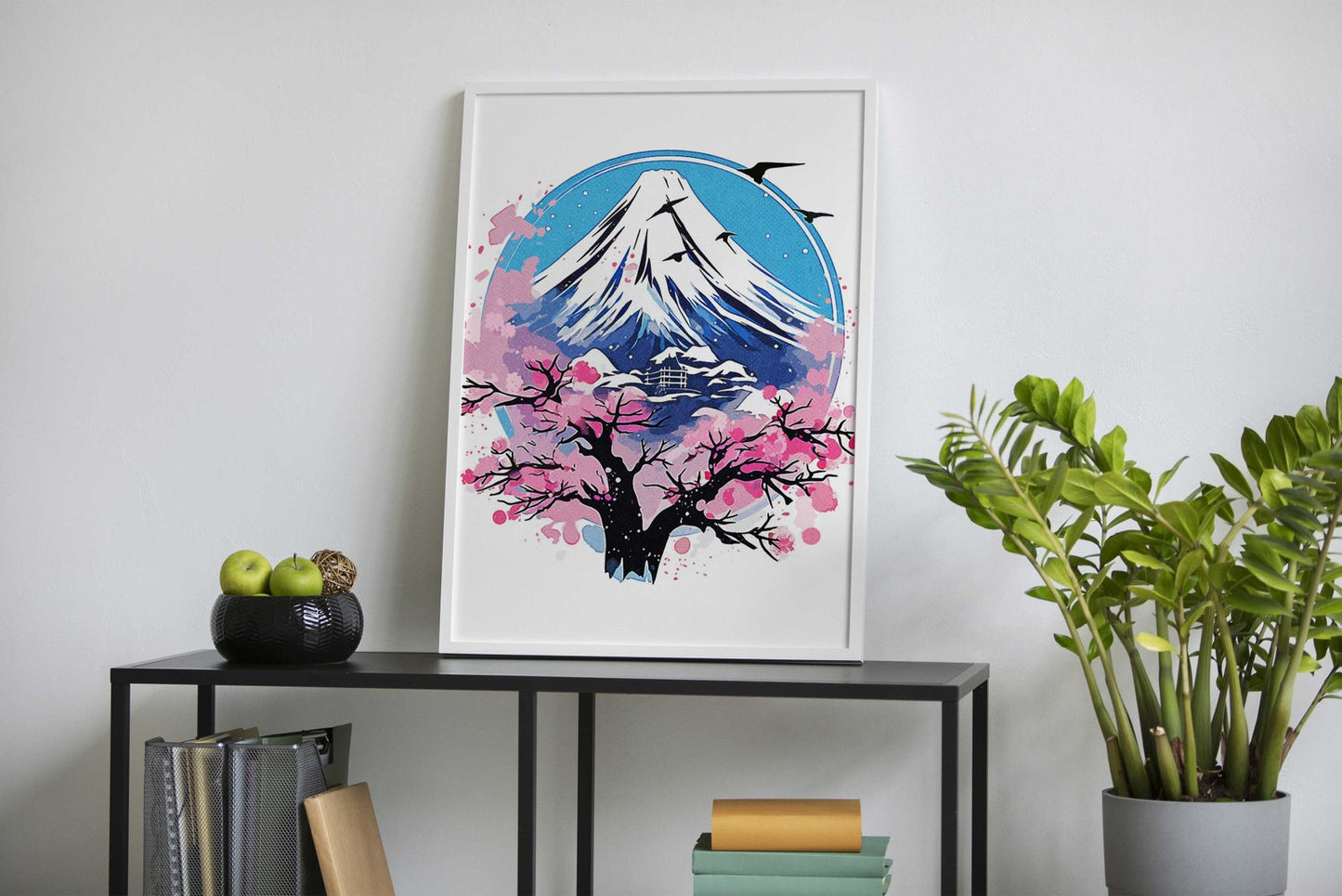 Mount Fuji Nature Asian Style Poster | Wall Art for Home & Office | High-Quality Print - High-Quality Visual Display