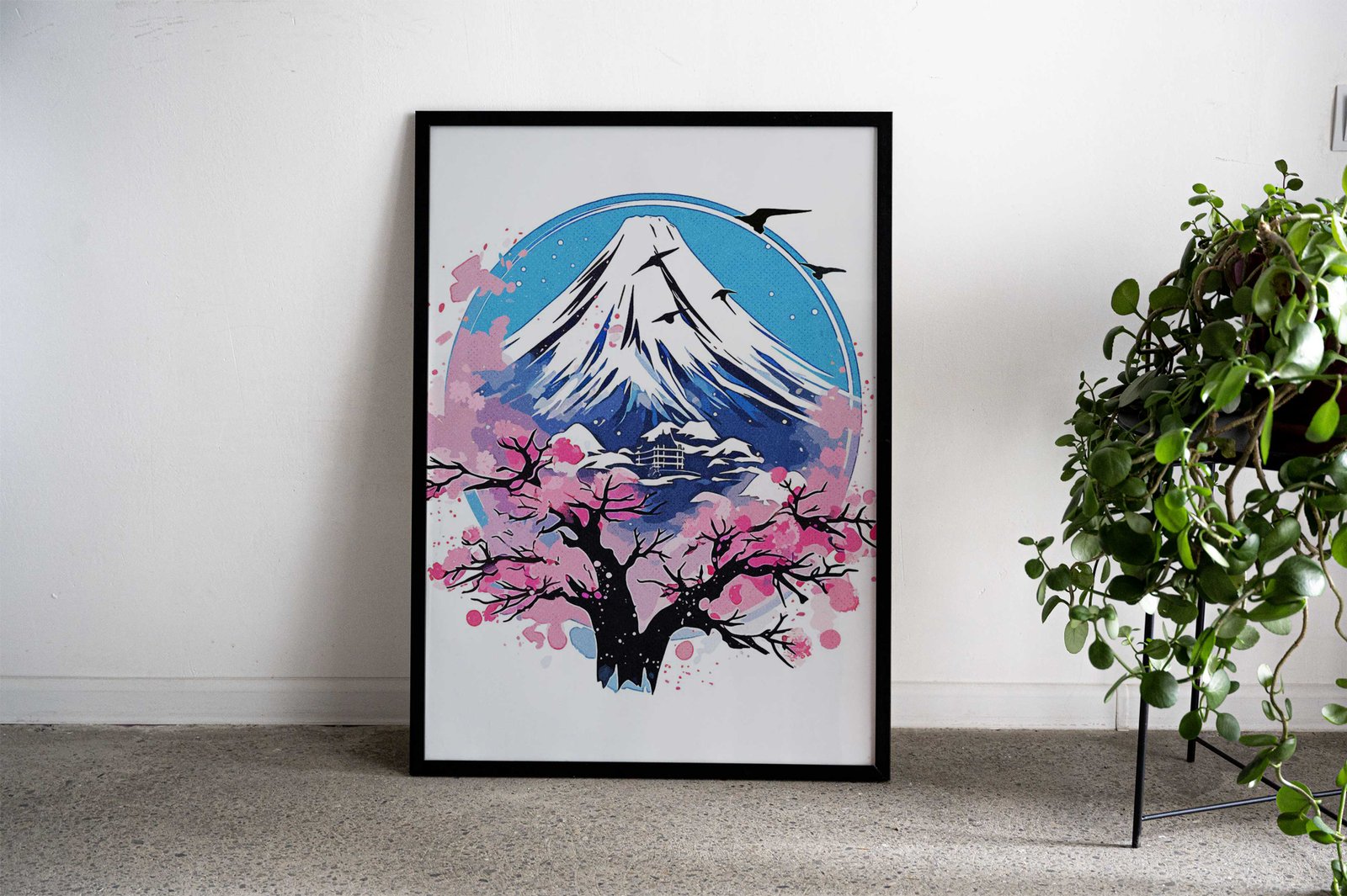 Mount Fuji Nature Asian Style Poster | Wall Art for Home & Office | High-Quality Print - High-Quality Visual Display