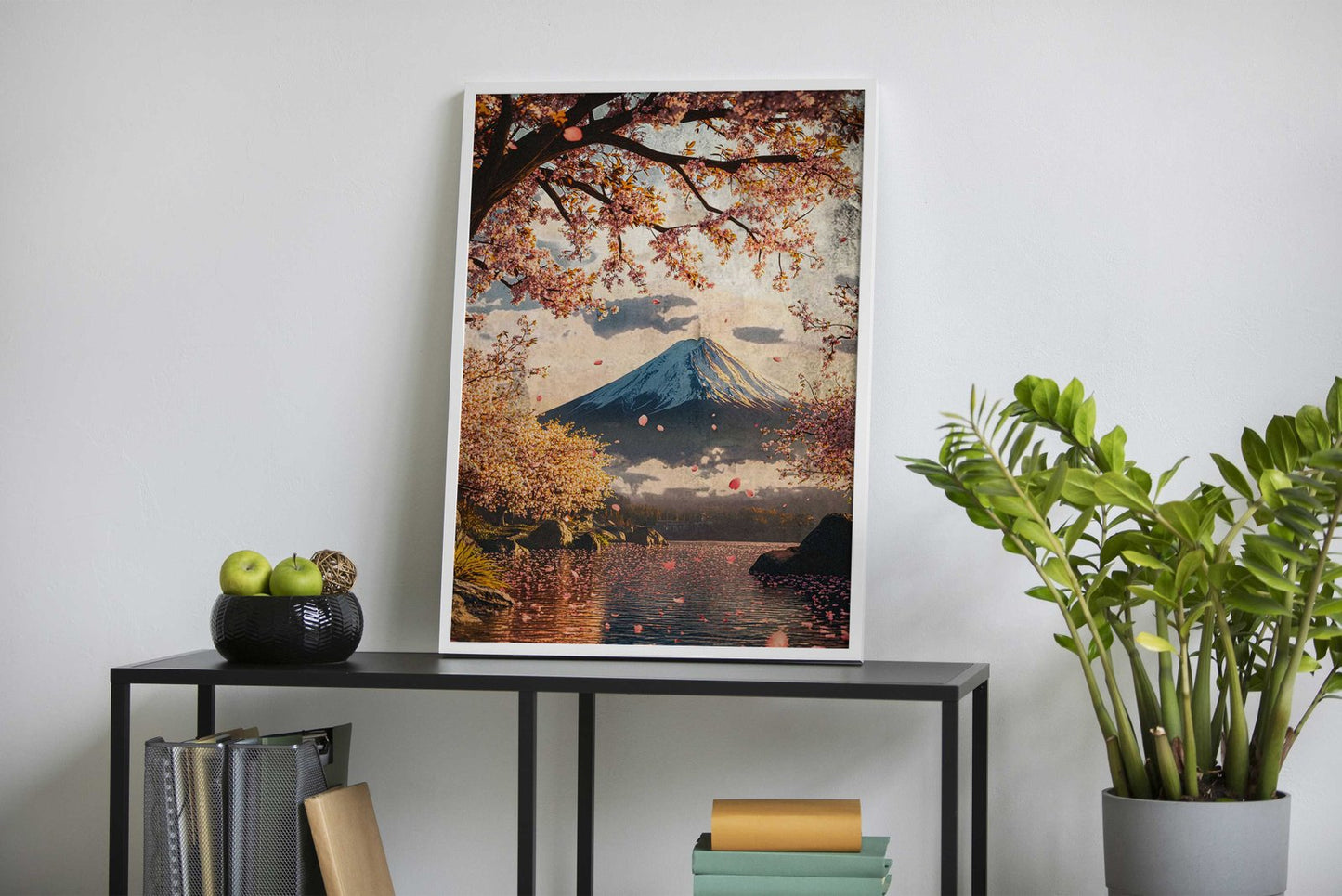 Mount Fuji Sakura Landscape Asian Style Poster | Wall Art for Home & Office | High-Quality Print - High-Quality Visual Display