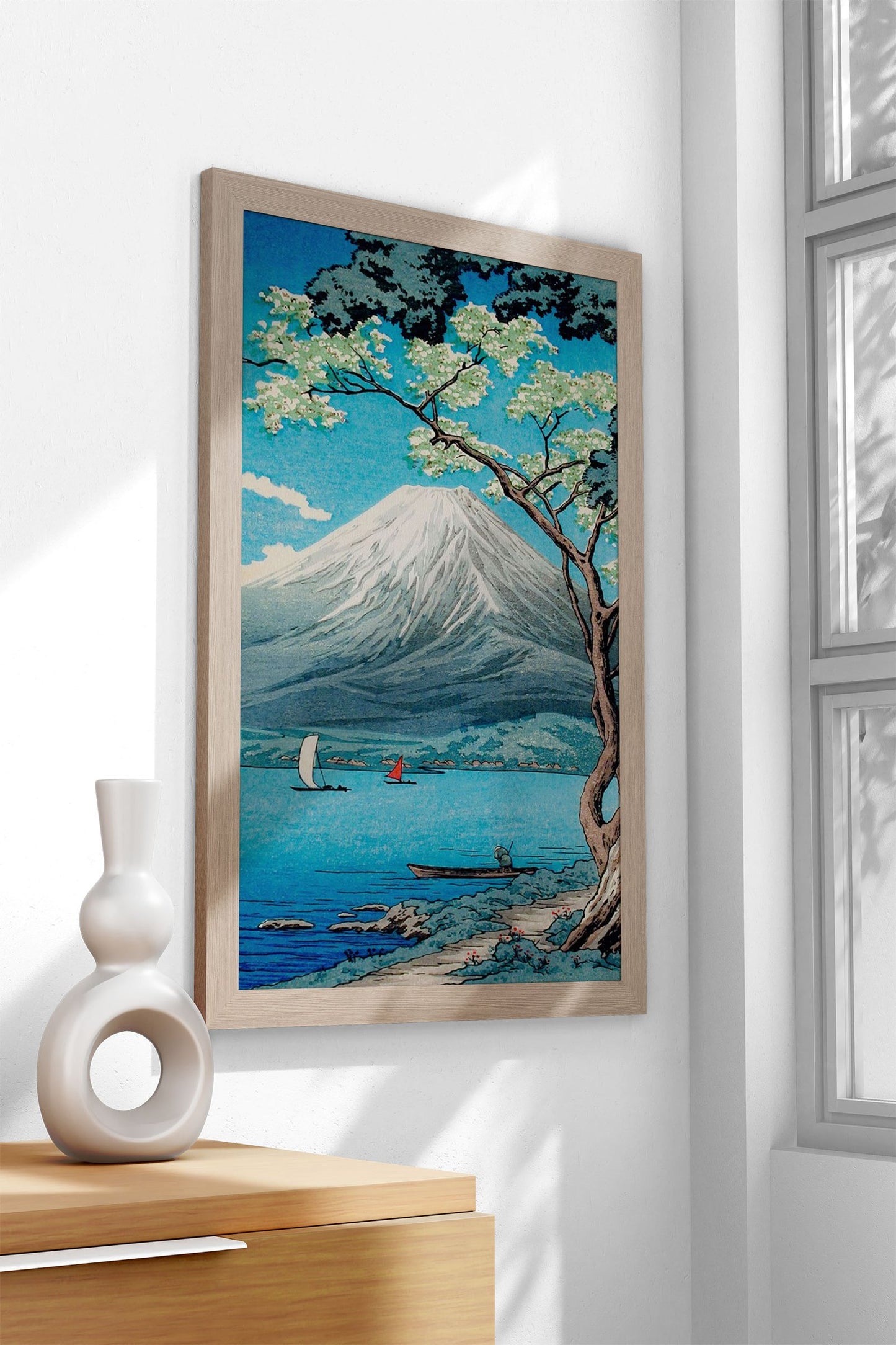Mount Fuji Serenity Asian Style Poster | Wall Art for Home & Office | High-Quality Print - High-Quality Visual Display