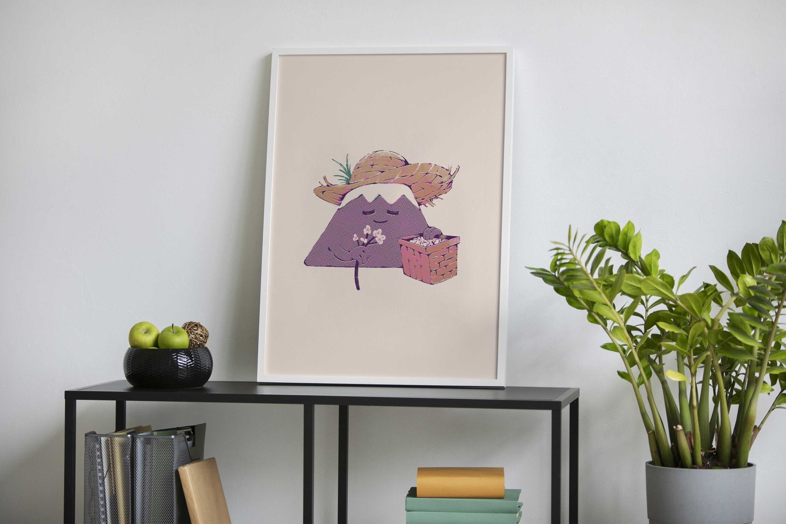 Mount Fuji Spring Sticker Asian Style Poster | Wall Art for Home & Office | High-Quality Print - High-Quality Visual Display