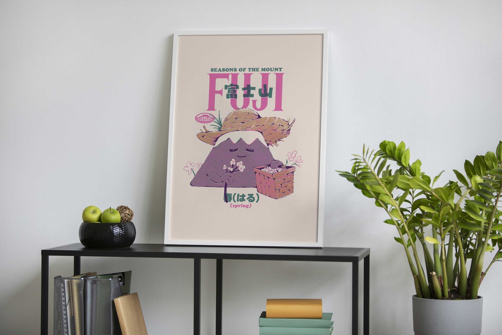 Mount Fuji Spring Asian Style Poster | Wall Art for Home & Office | High-Quality Print - High-Quality Visual Display