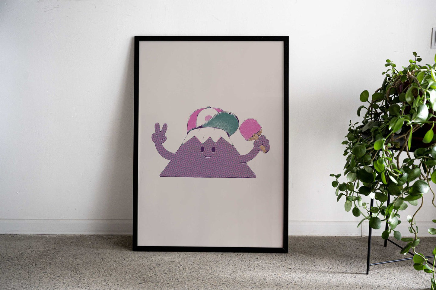 Mount Fuji Summer Sticker Asian Style Poster | Wall Art for Home & Office | High-Quality Print - High-Quality Visual Display