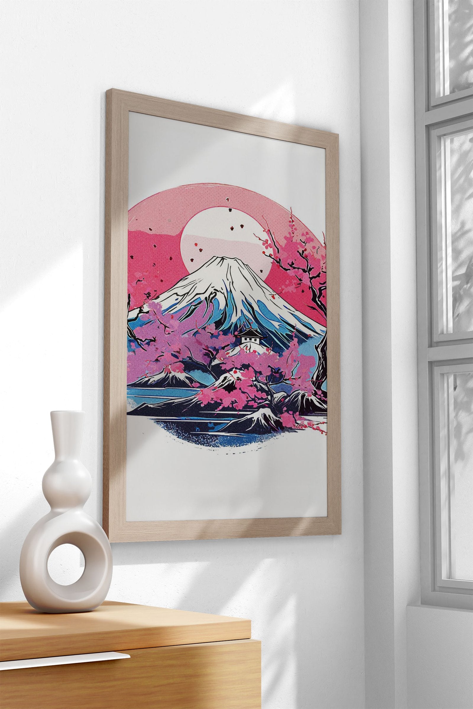 Mount Fuji Trip Asian Style Poster | Wall Art for Home & Office | High-Quality Print - High-Quality Visual Display
