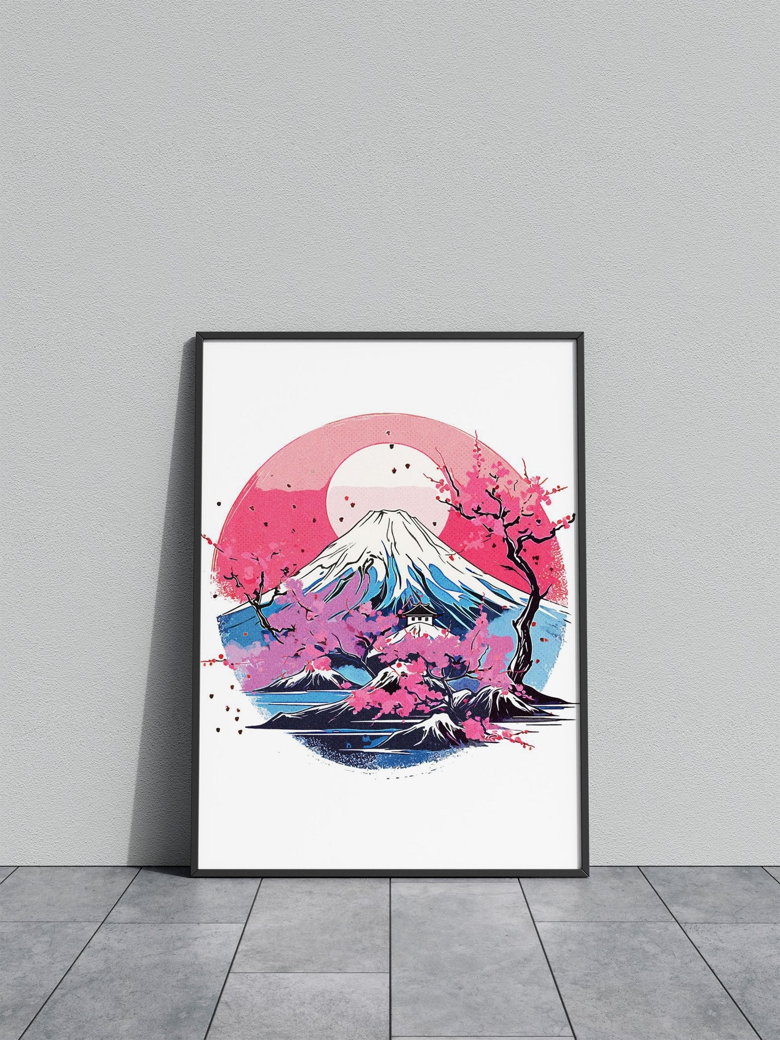 Mount Fuji Trip Asian Style Poster | Wall Art for Home & Office | High-Quality Print - High-Quality Visual Display