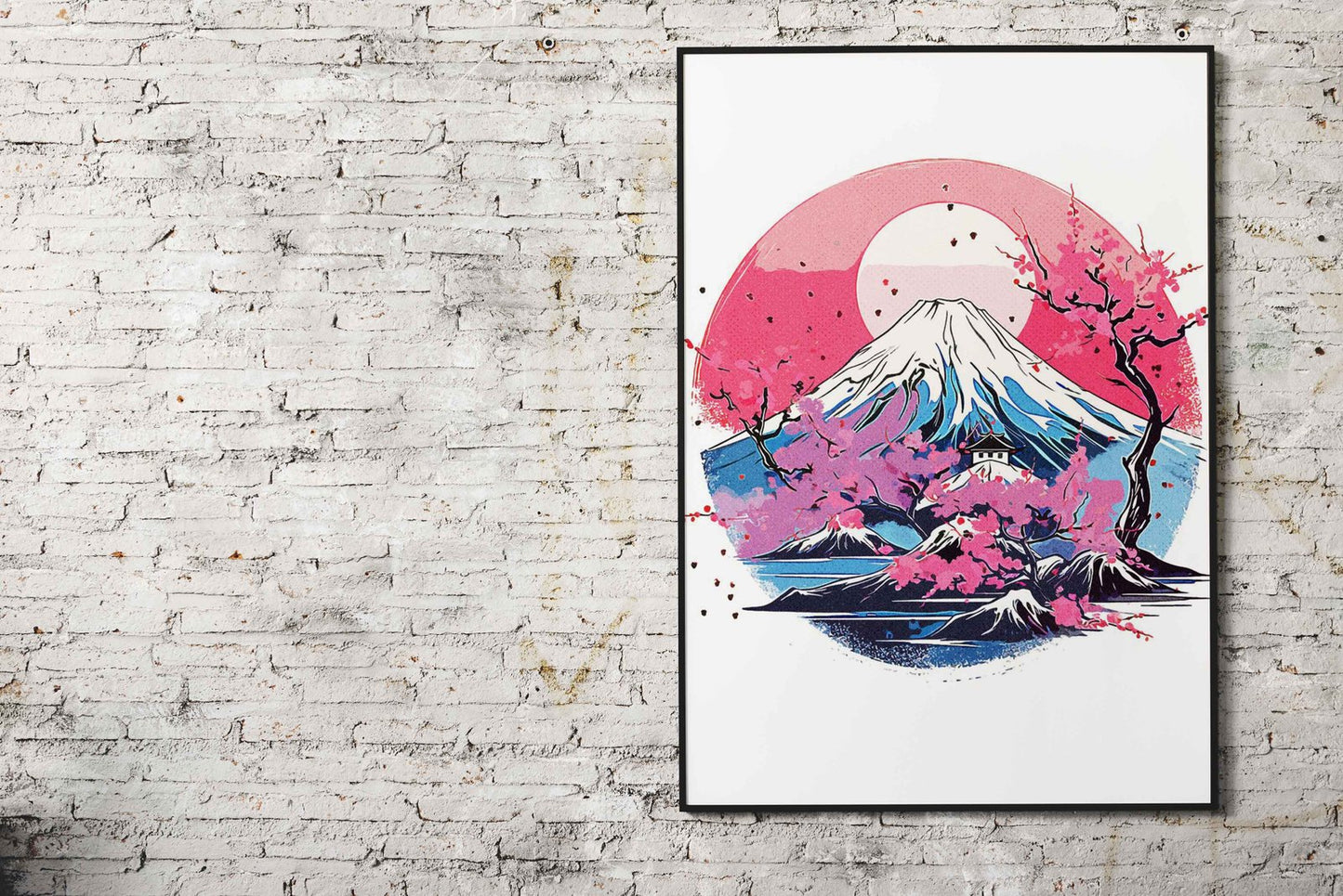 Mount Fuji Trip Asian Style Poster | Wall Art for Home & Office | High-Quality Print - High-Quality Visual Display