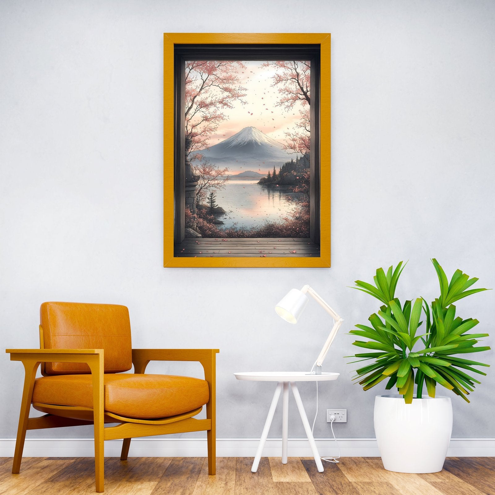 Mount Fuji View Japanese Landscape Asian Style Poster | Wall Art for Home & Office | High-Quality Print - High-Quality Visual Display