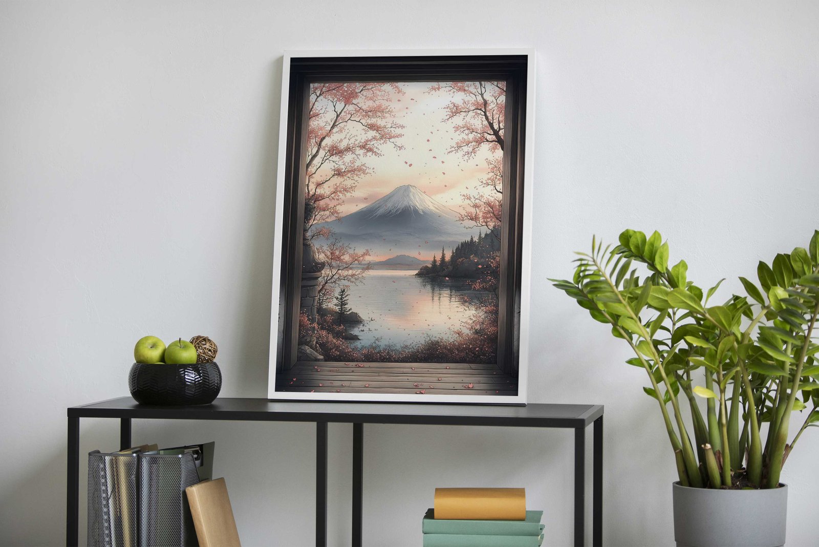 Mount Fuji View Japanese Landscape Asian Style Poster | Wall Art for Home & Office | High-Quality Print - High-Quality Visual Display