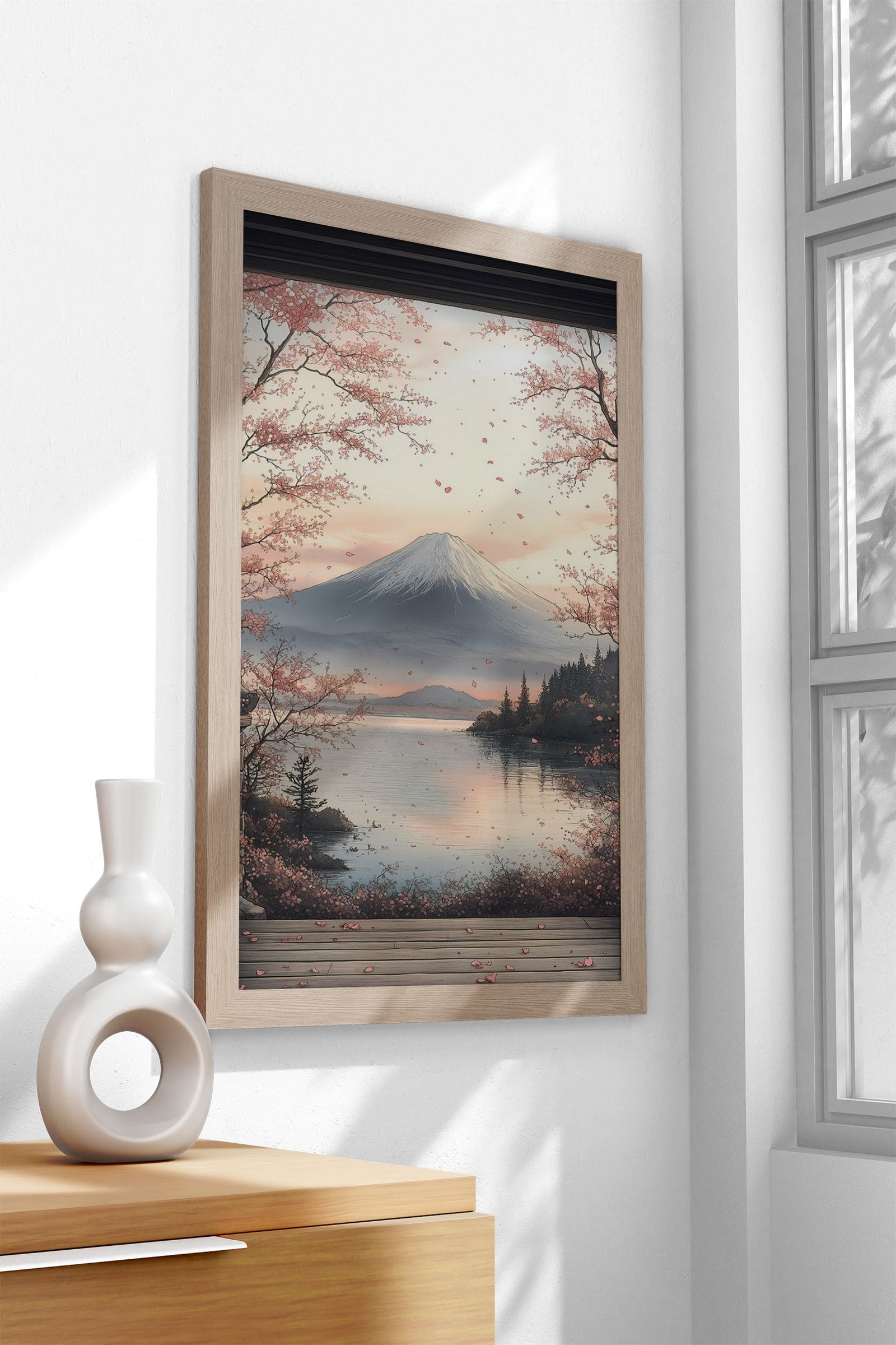 Mount Fuji View Japanese Landscape Asian Style Poster | Wall Art for Home & Office | High-Quality Print - High-Quality Visual Display