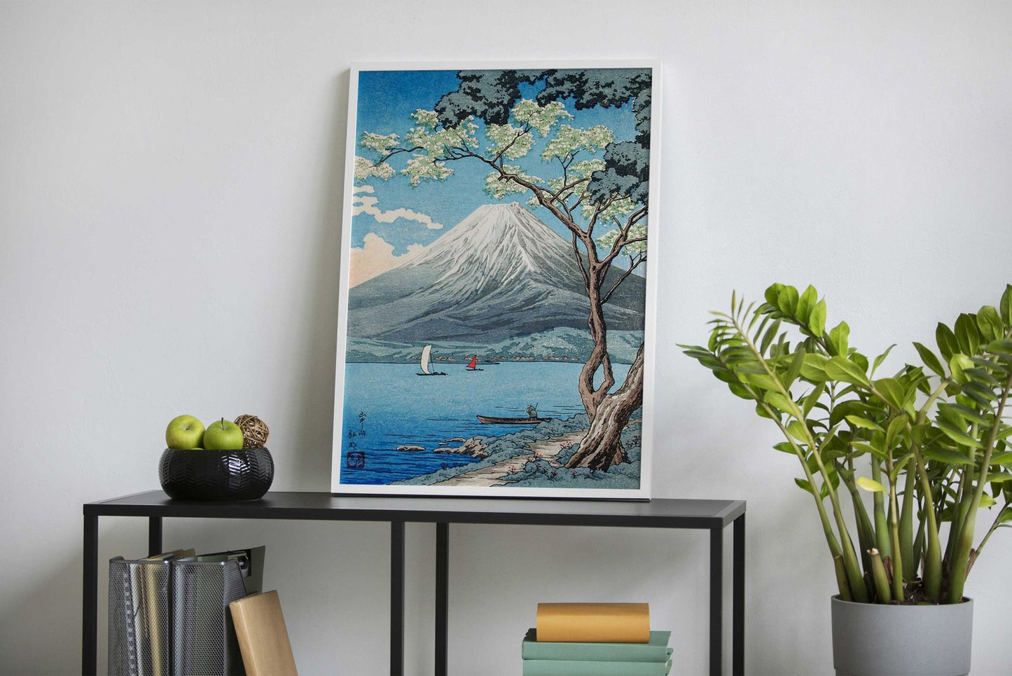 Mount Fuji Woodblock Print Asian Style Poster | Wall Art for Home & Office | High-Quality Print
