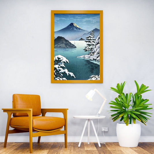 Mount Fuji from Mitsuhama Asian Style Poster | Wall Art for Home & Office | High-Quality Print - High-Quality Visual Display