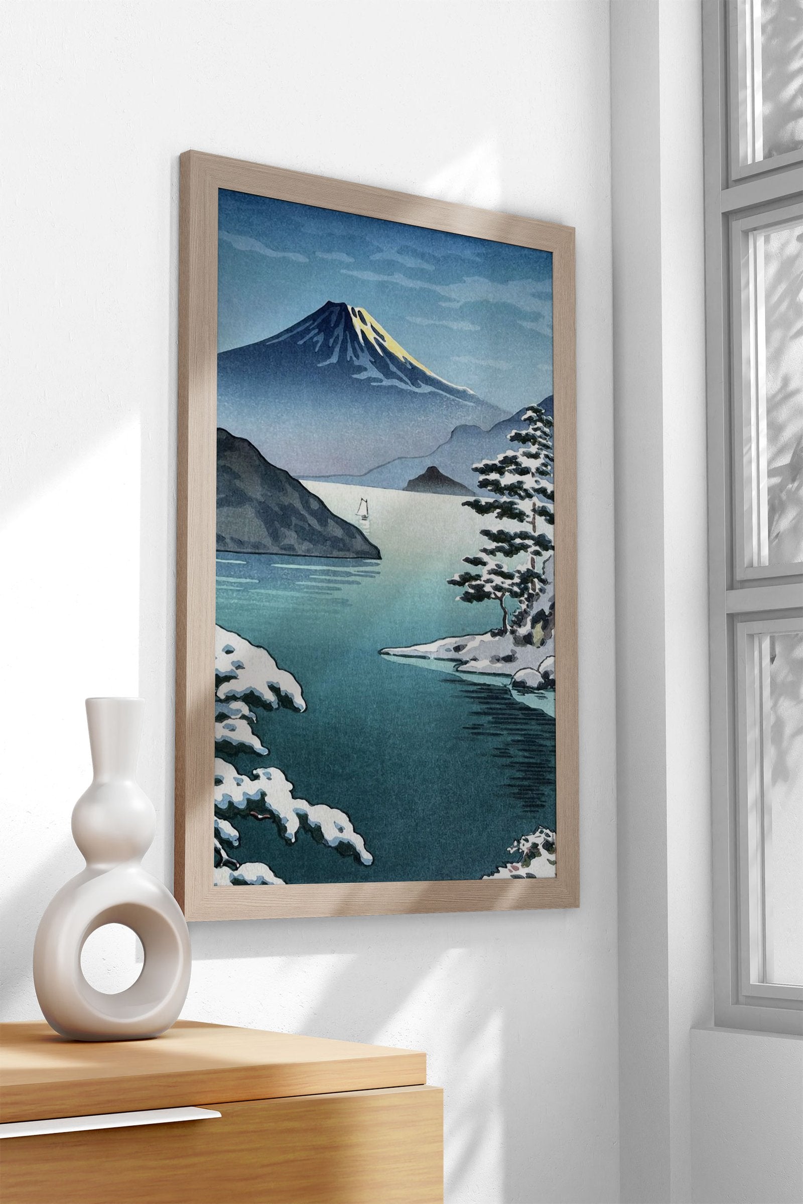 Mount Fuji from Mitsuhama Asian Style Poster | Wall Art for Home & Office | High-Quality Print - High-Quality Visual Display