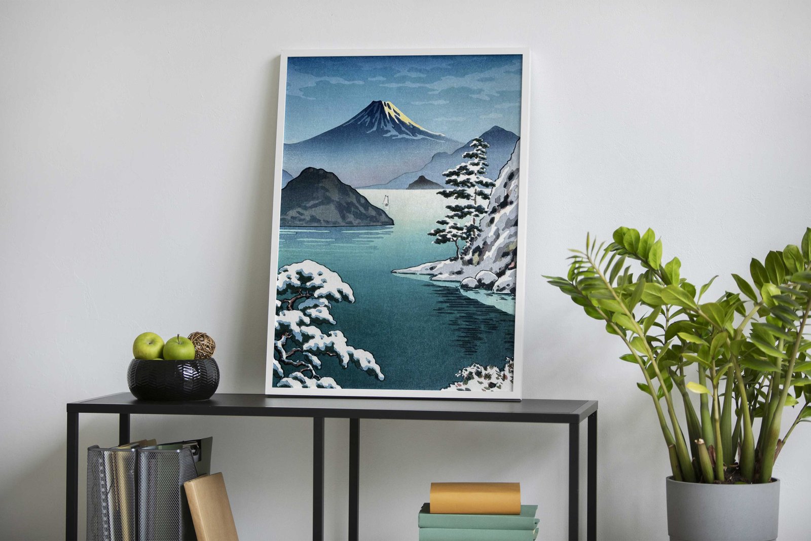 Mount Fuji from Mitsuhama Asian Style Poster | Wall Art for Home & Office | High-Quality Print - High-Quality Visual Display