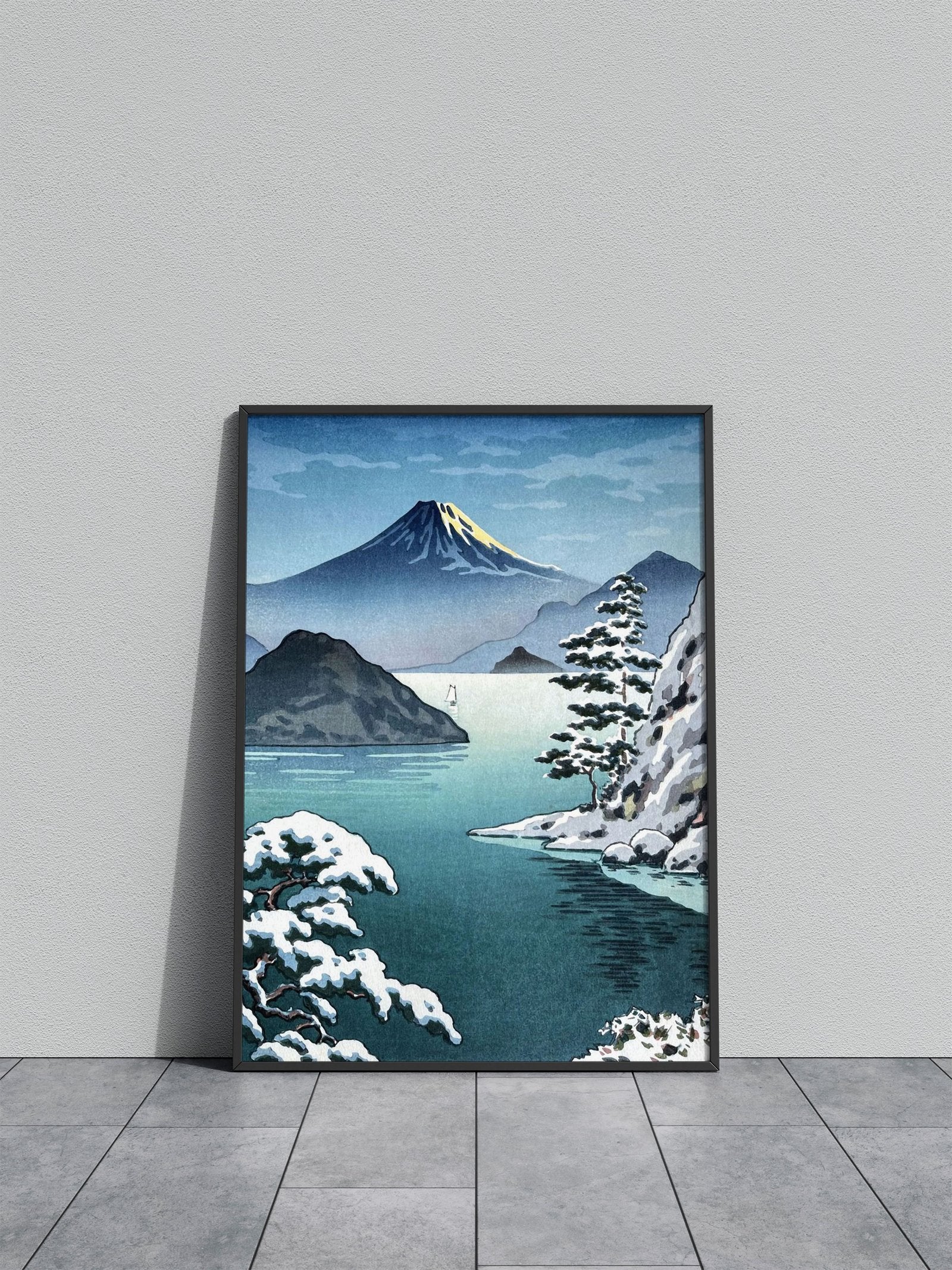 Mount Fuji from Mitsuhama Asian Style Poster | Wall Art for Home & Office | High-Quality Print - High-Quality Visual Display