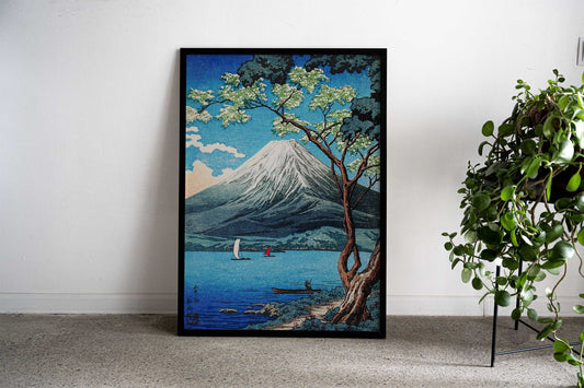 Mount Fuji from Yamanaka Asian Style Poster | Wall Art for Home & Office | High-Quality Print - High-Quality Visual Display
