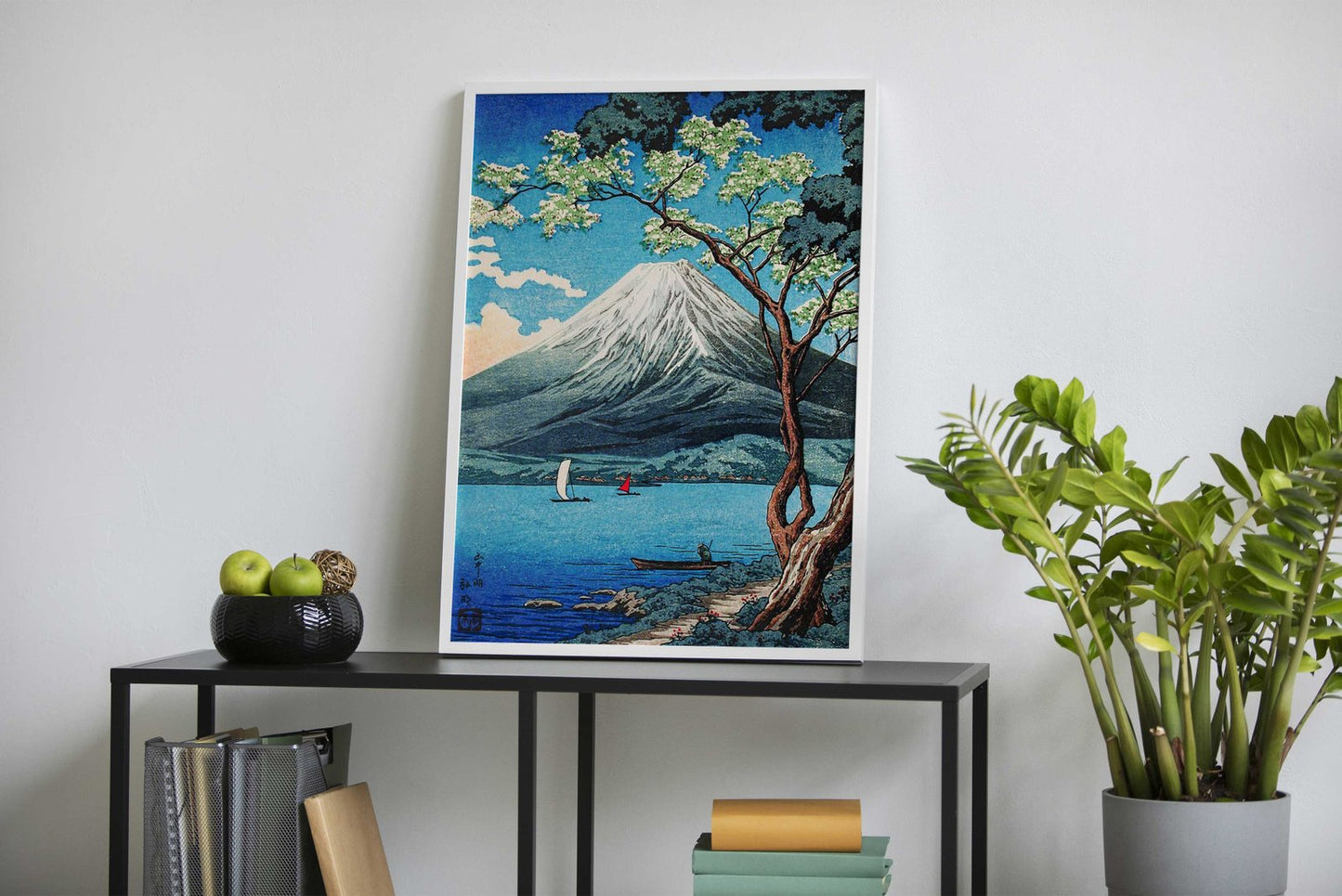 Mount Fuji from Yamanaka Asian Style Poster | Wall Art for Home & Office | High-Quality Print - High-Quality Visual Display