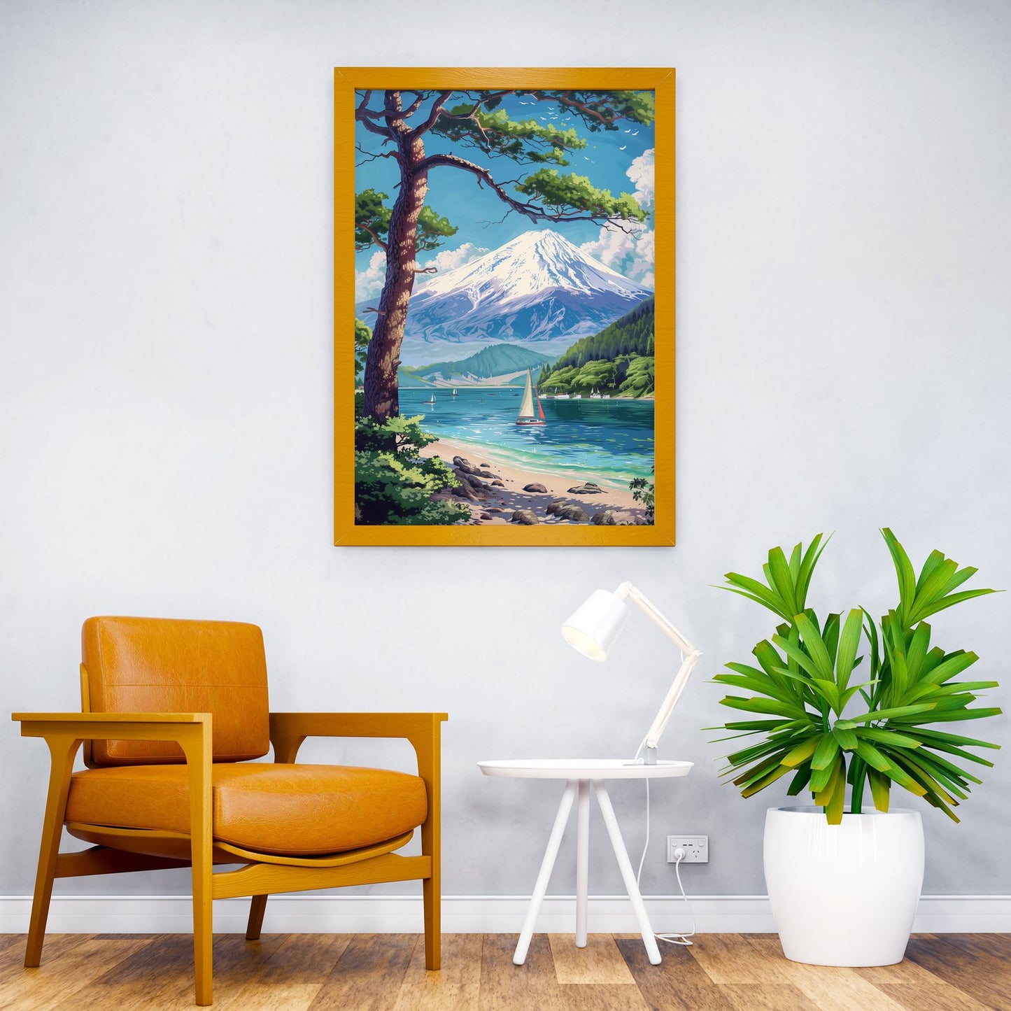 Mount Fuji in Japan Asian Style Poster | Wall Art for Home & Office | High-Quality Print - High-Quality Visual Display